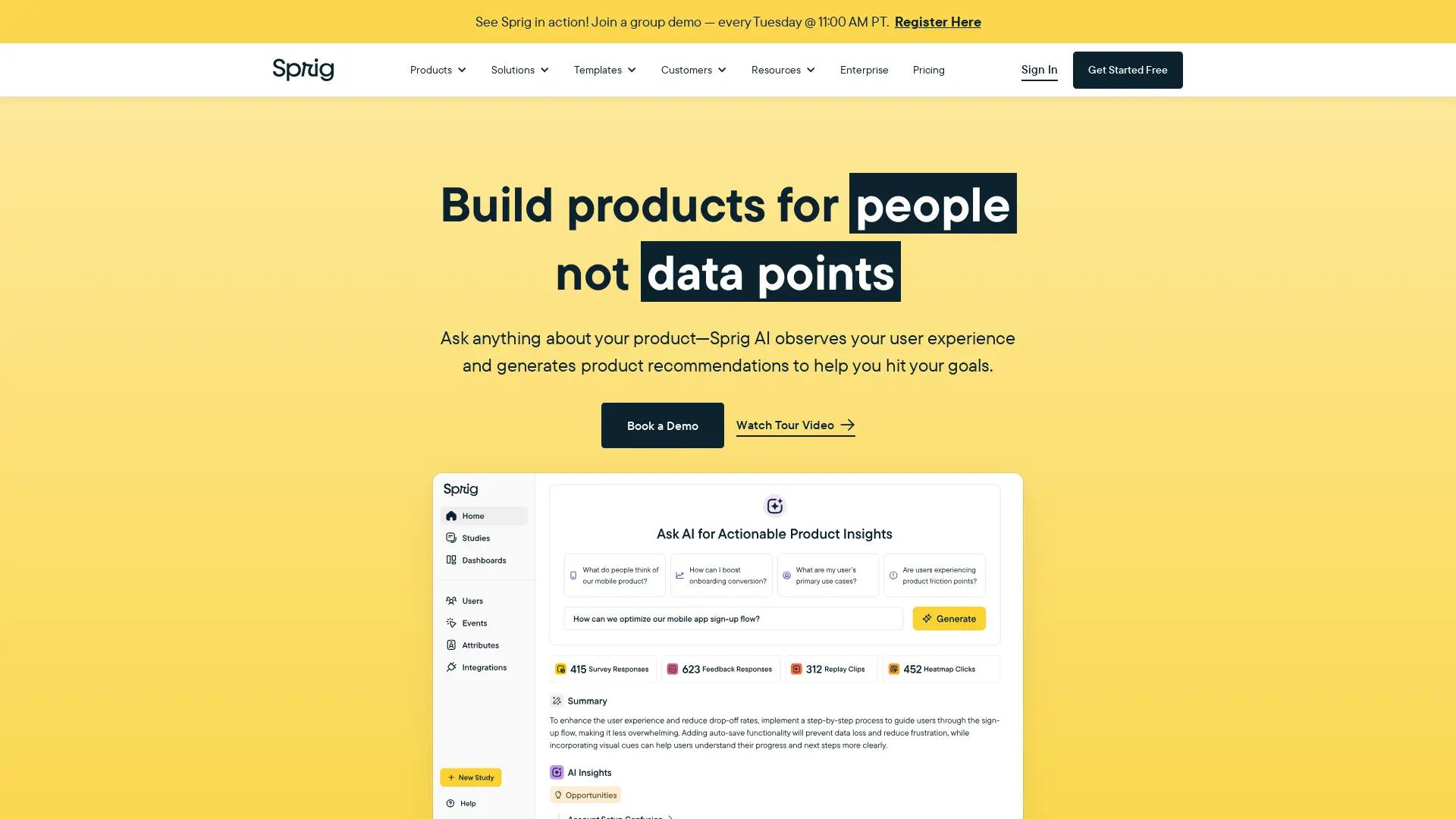 Sprig screenshot