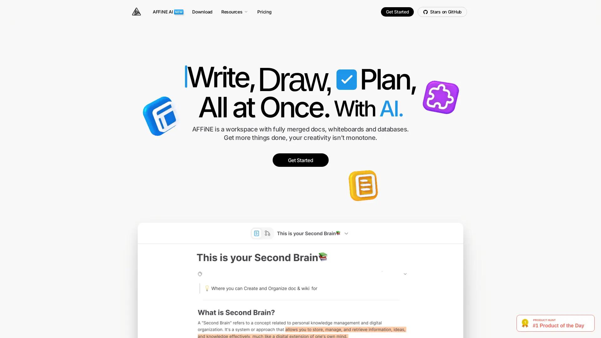 AFFiNE screenshot