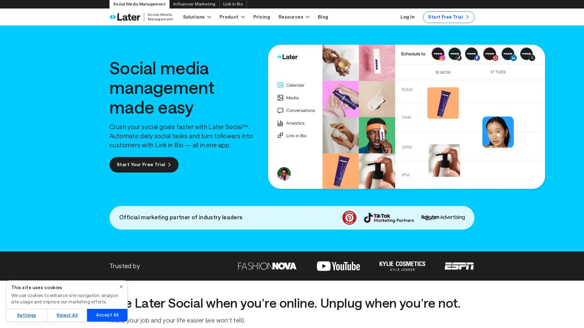 Later screenshot