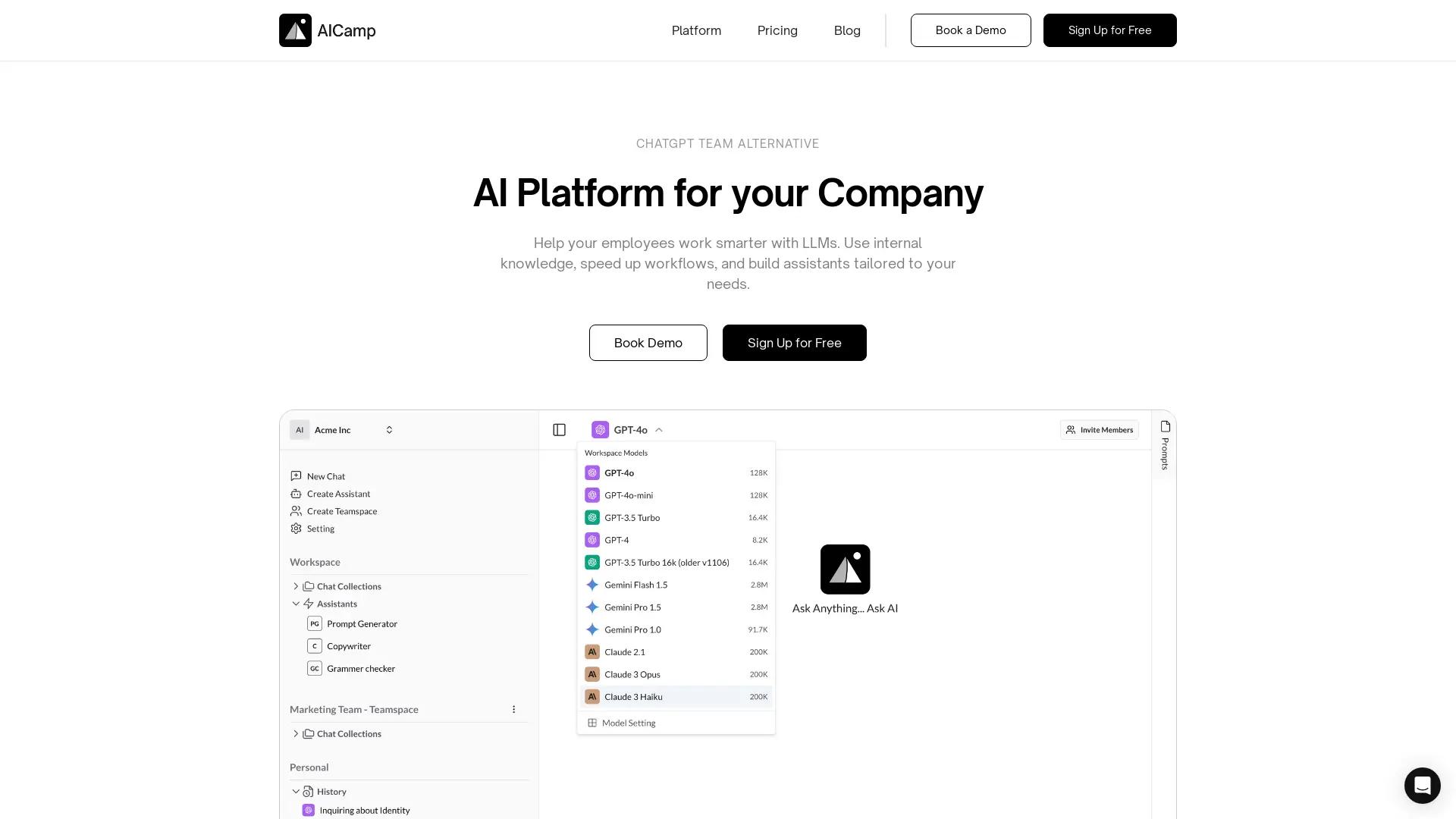 AICamp screenshot