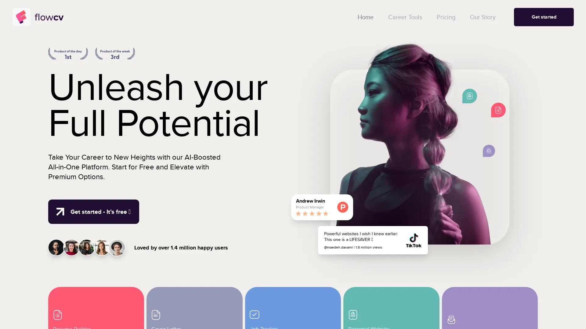 FlowCV screenshot