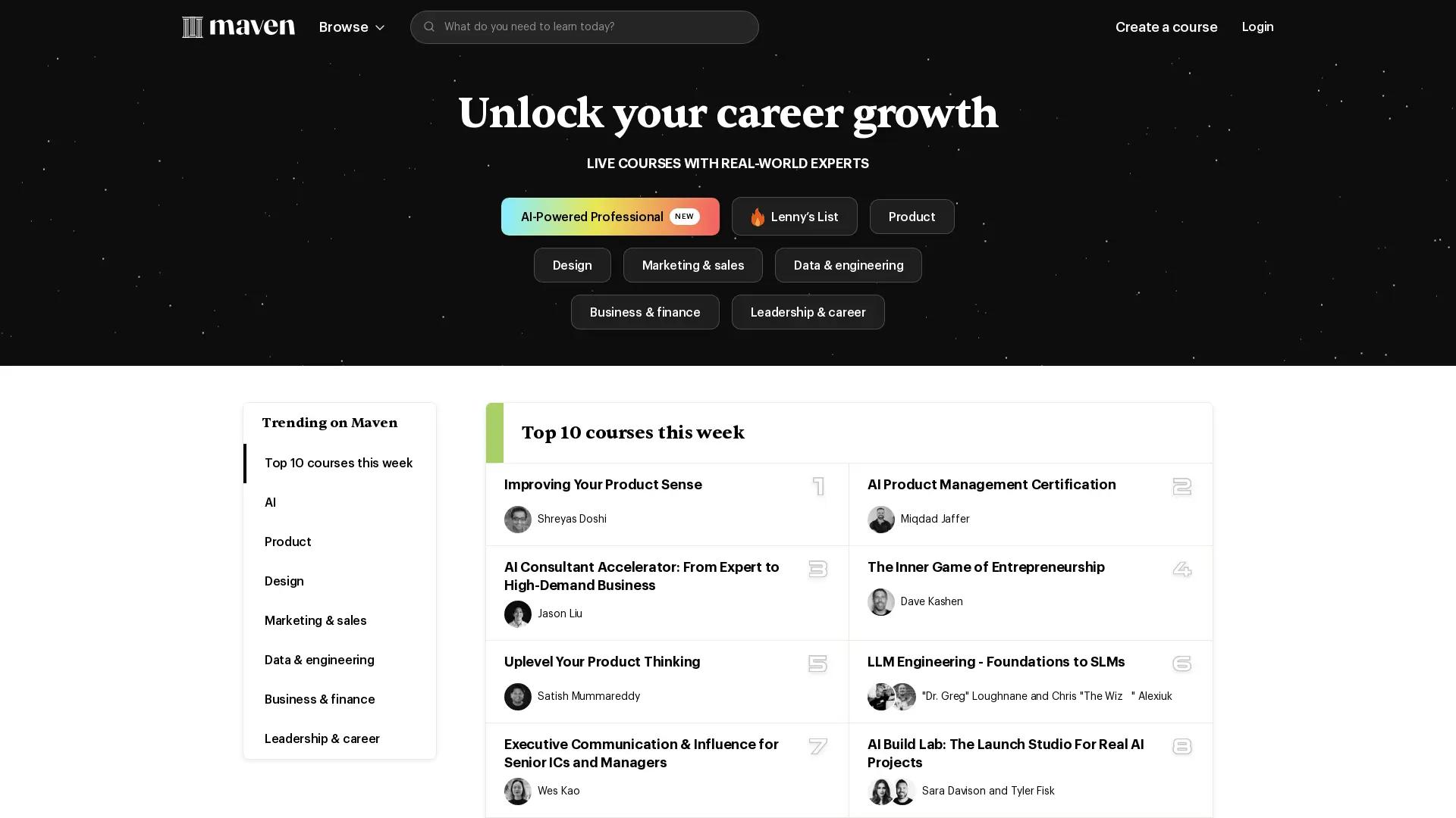 Maven screenshot