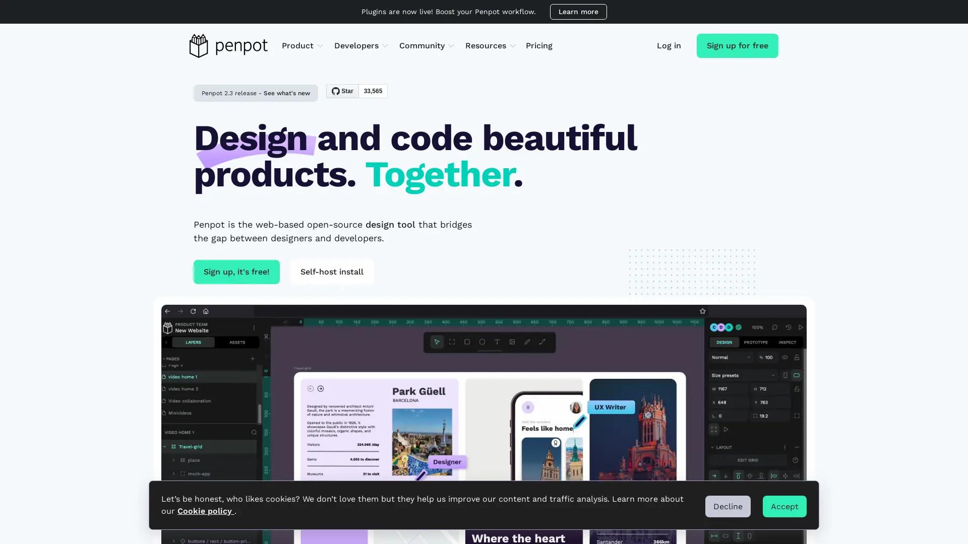 Penpot screenshot