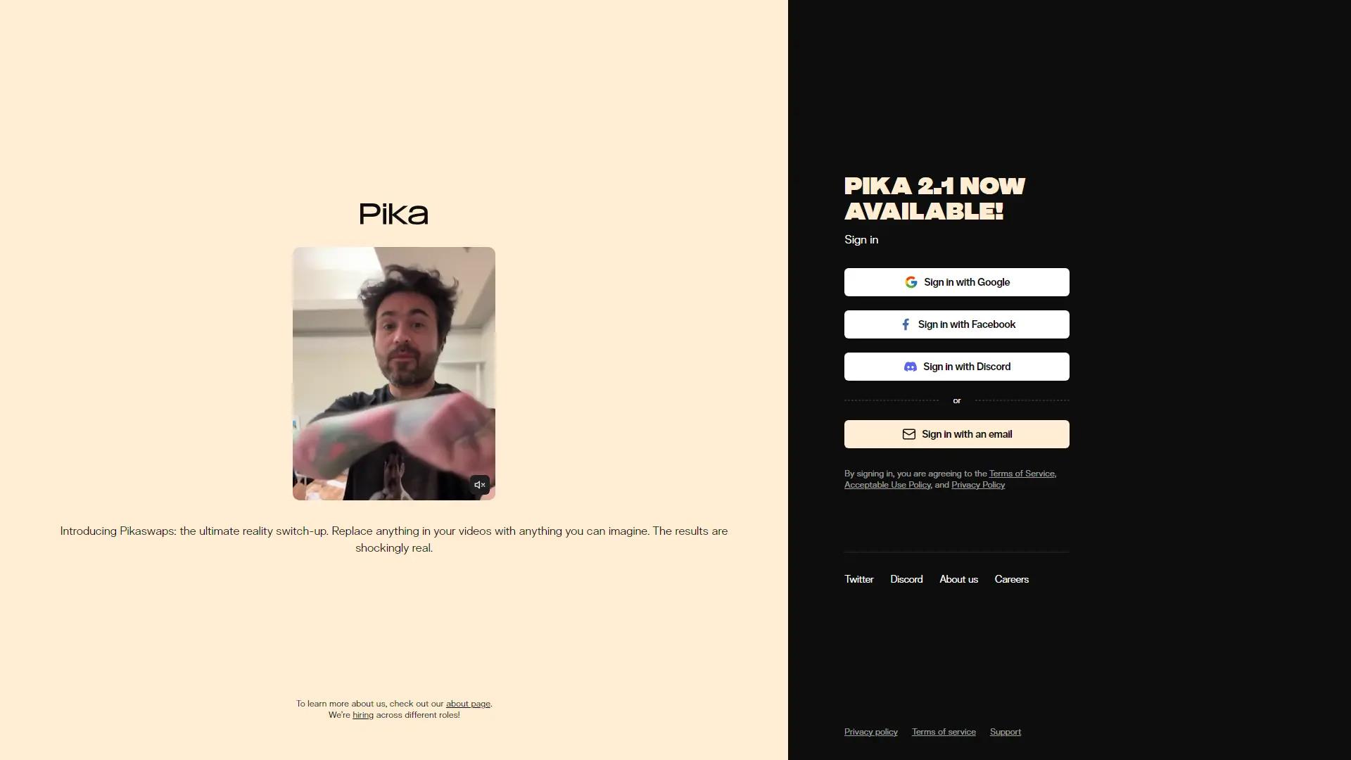 Pika screenshot