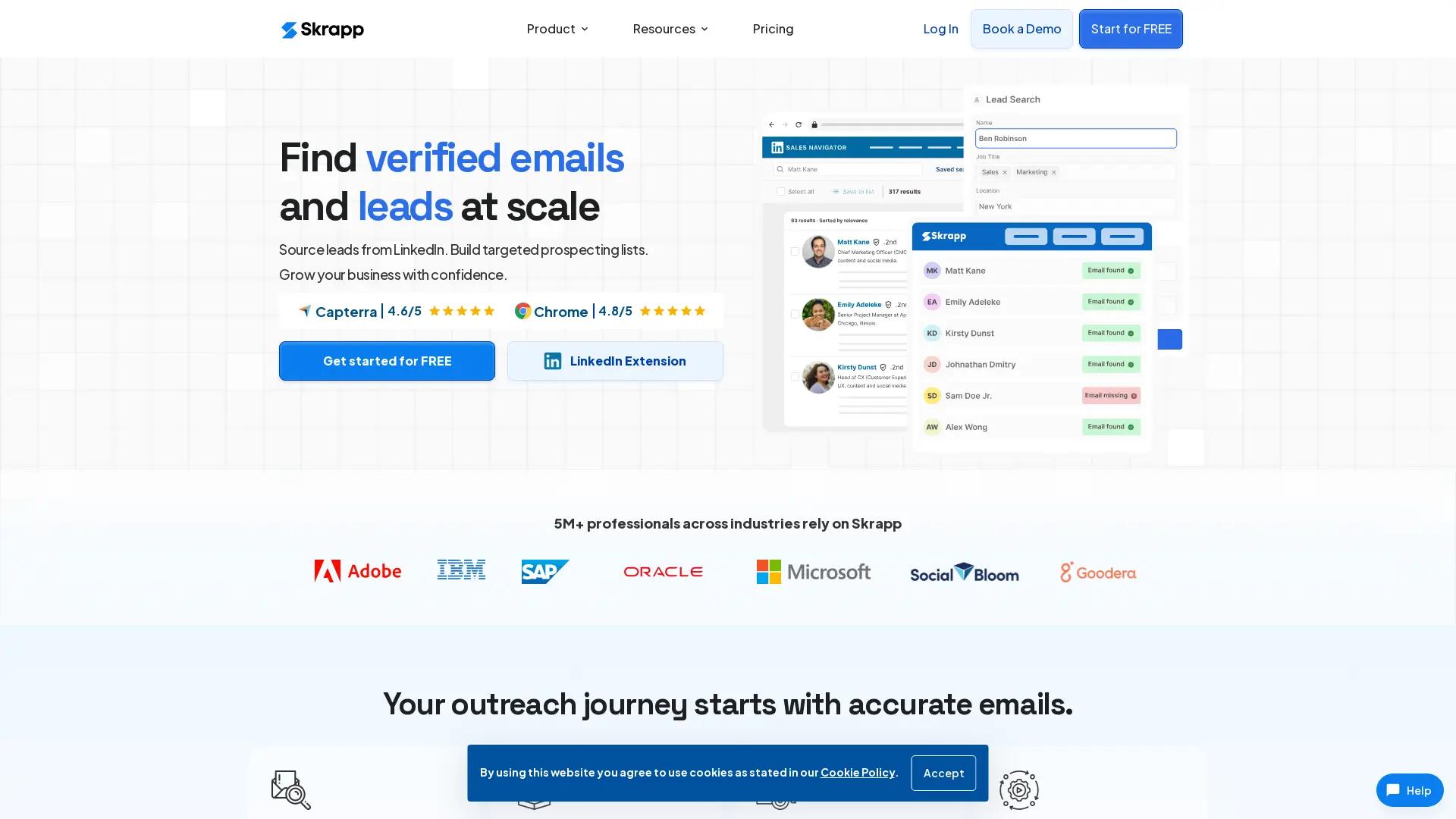 Skrapp screenshot