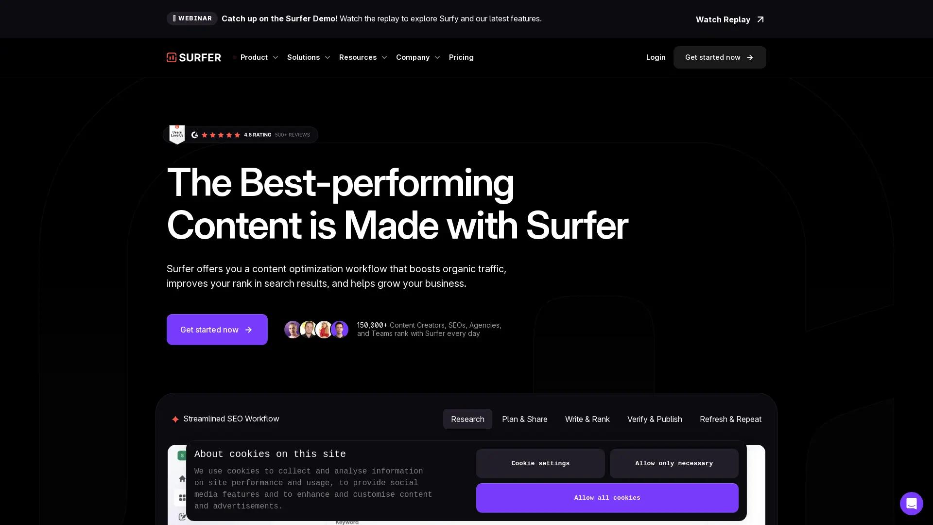Surfer screenshot