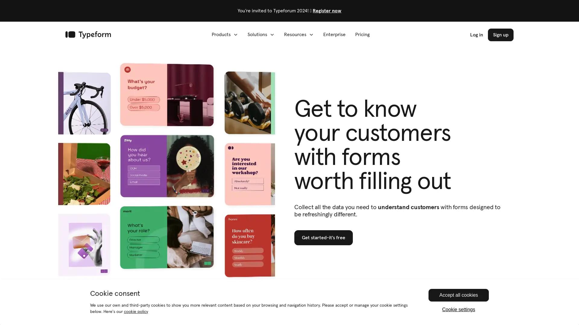 Typeform screenshot