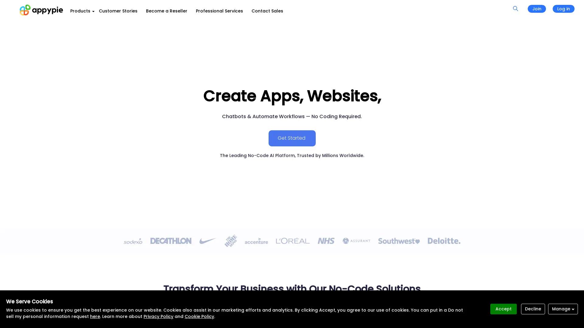 Appy Pie screenshot