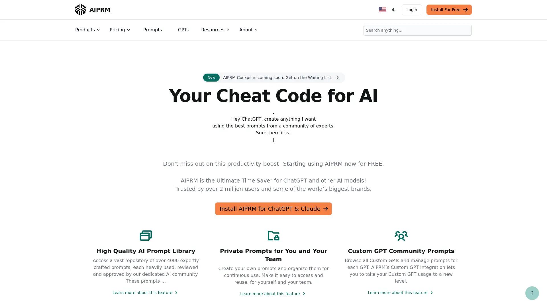 AIprm screenshot