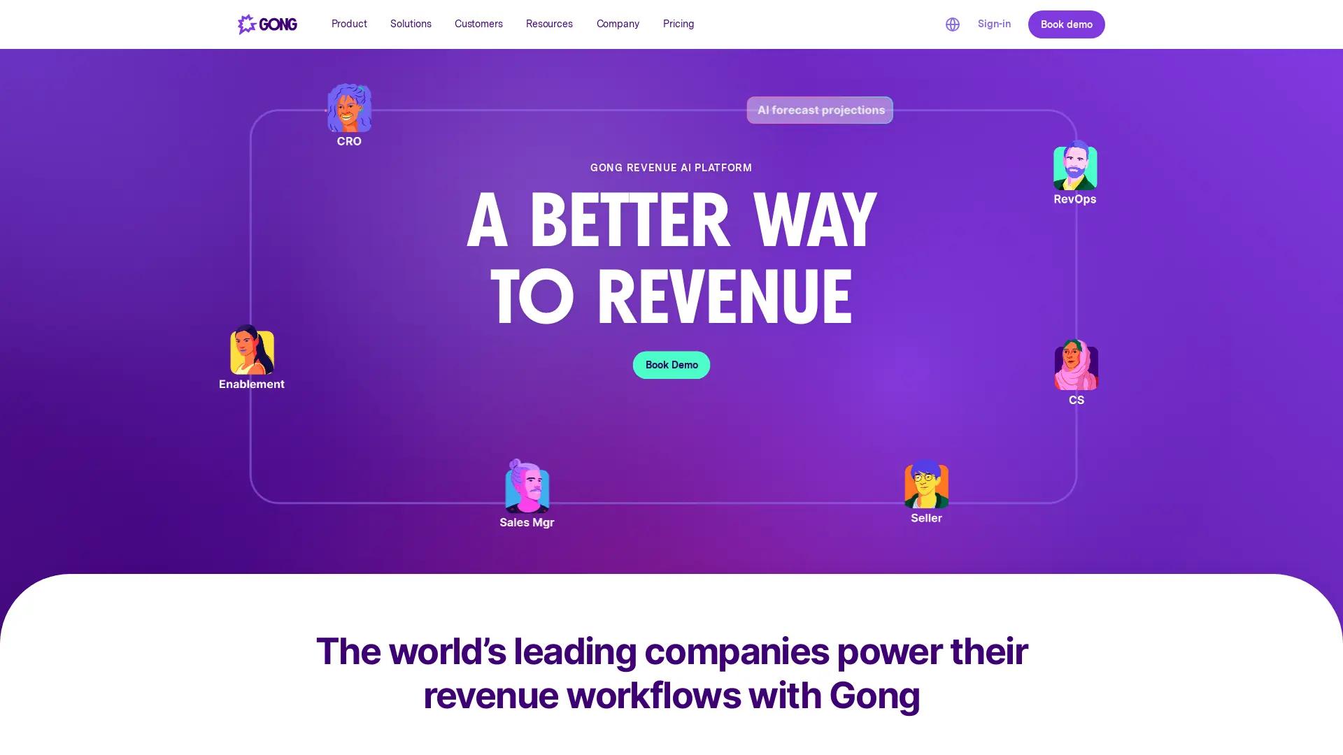 Gong - Revenue Intelligence Platform screenshot