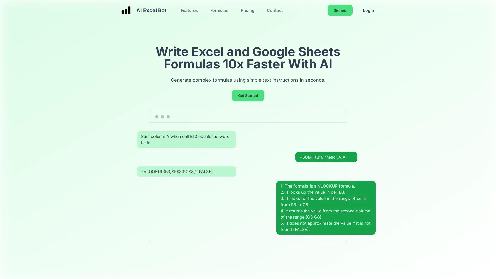 AI Excel Bot screenshot