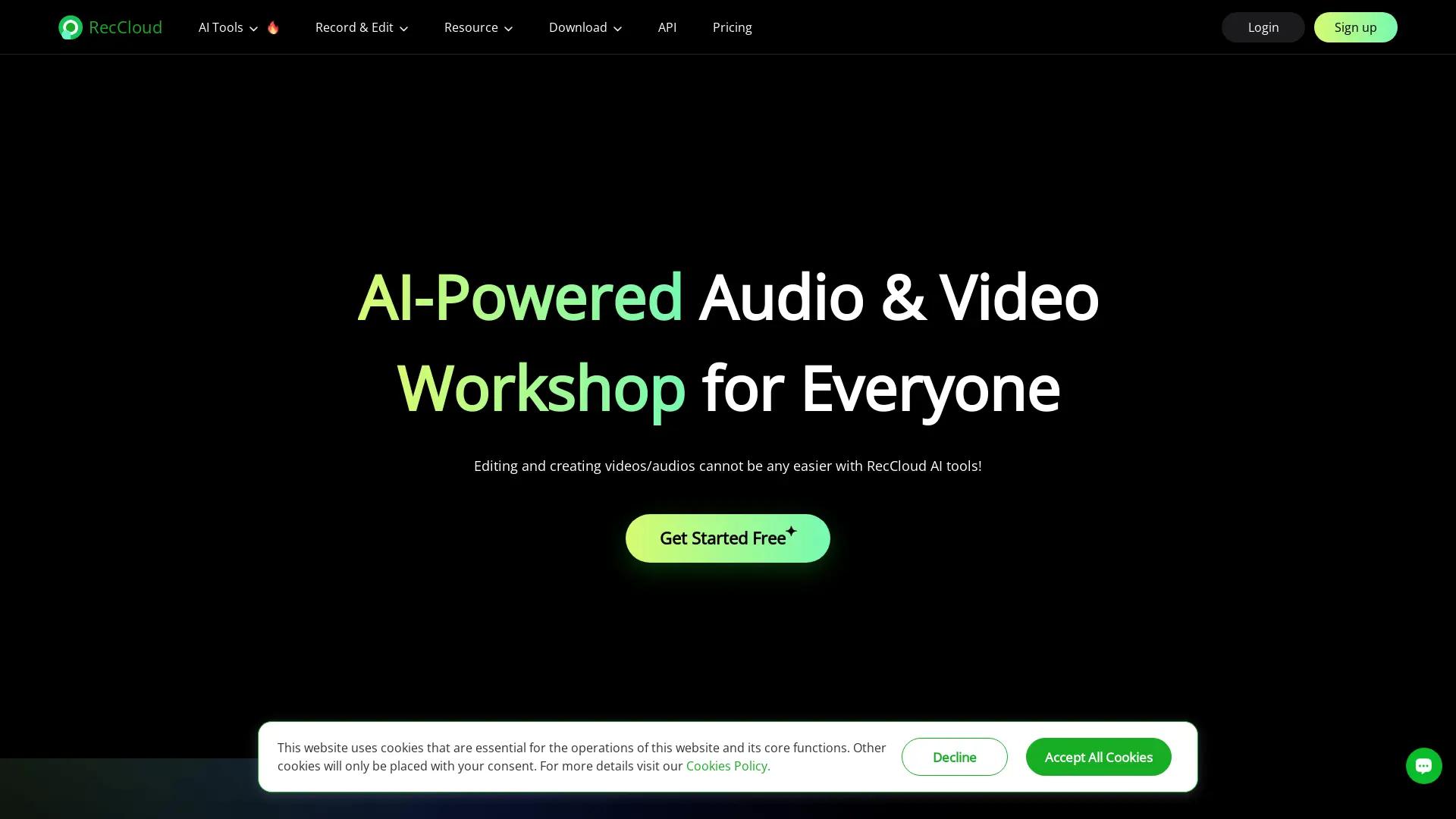 RecCloud screenshot