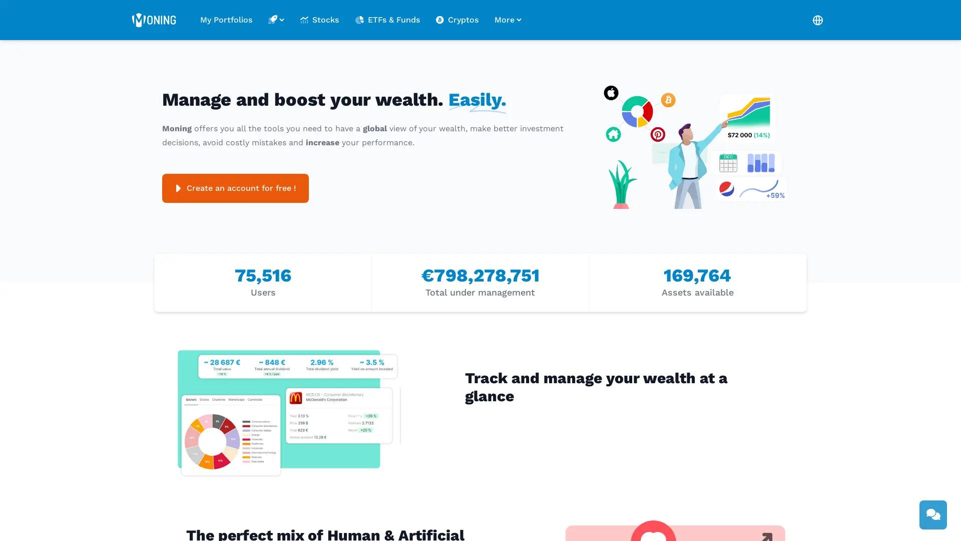 Moning screenshot
