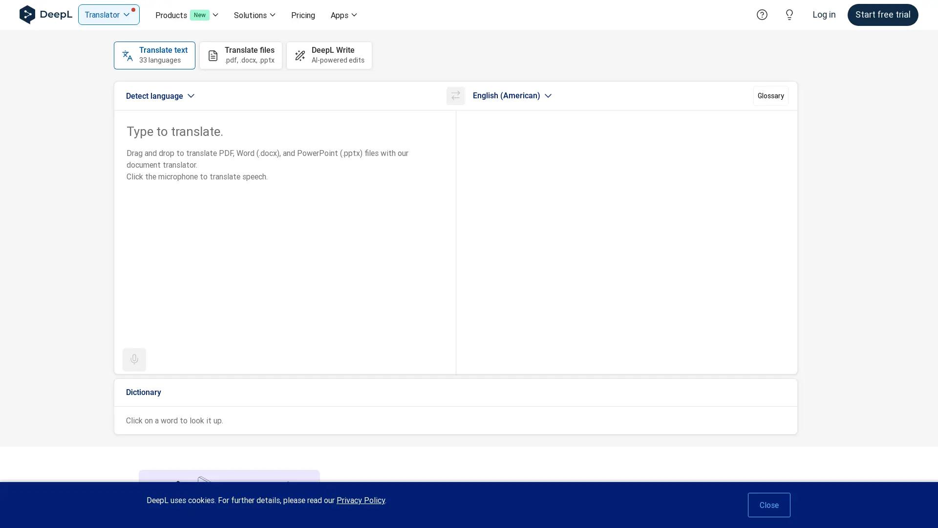 DeepL screenshot
