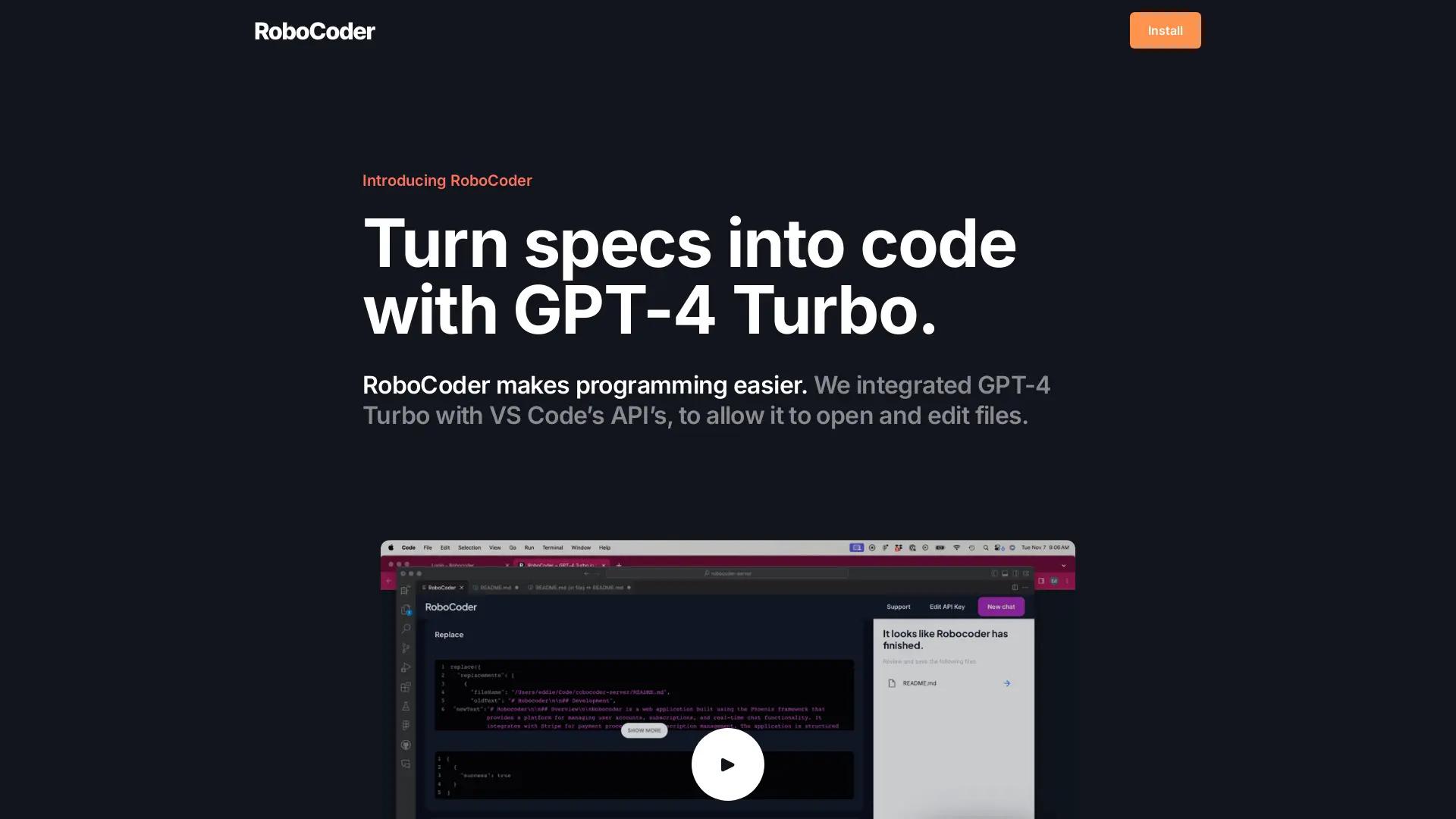Robocoder screenshot