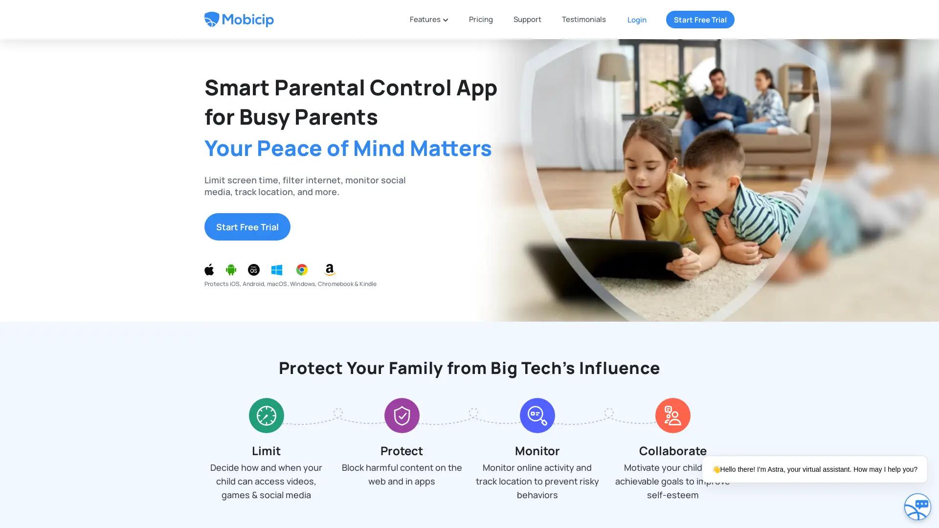 Mobicip screenshot