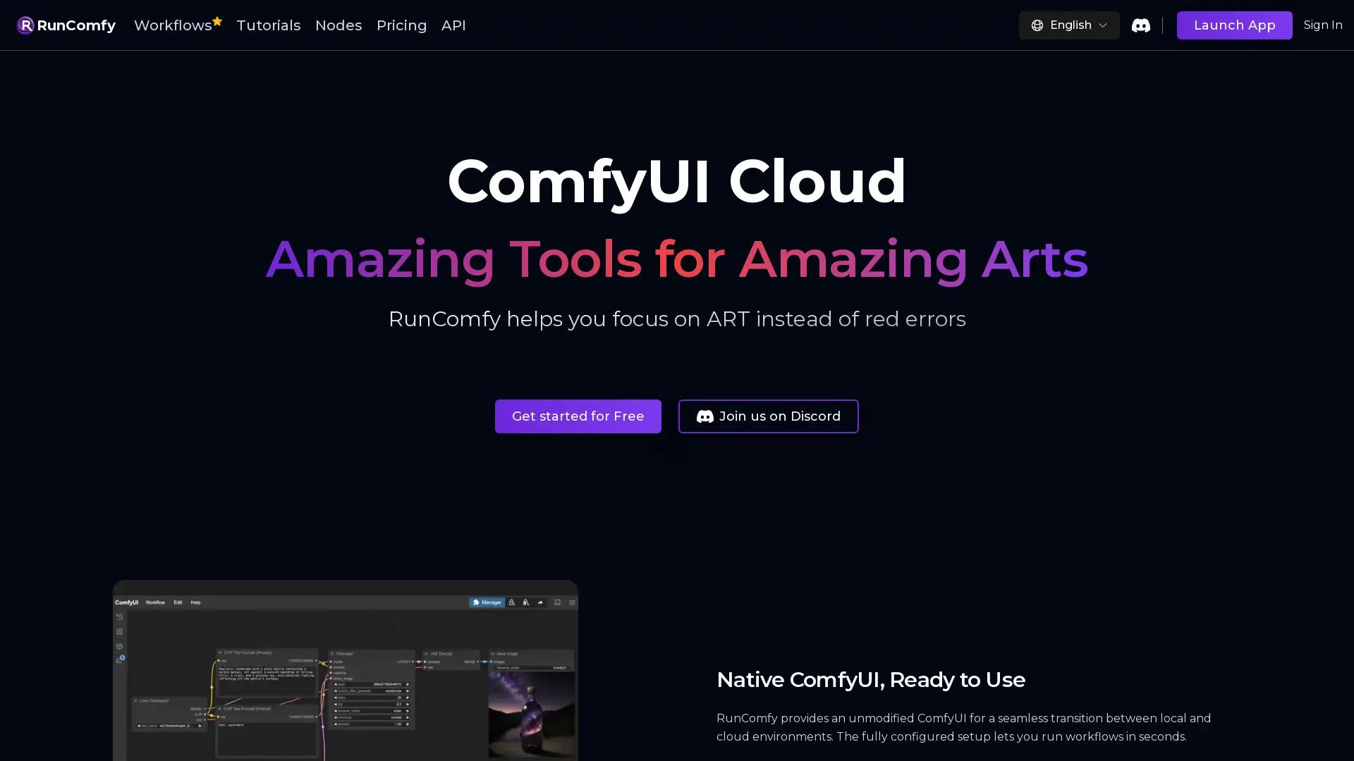 RunComfy screenshot