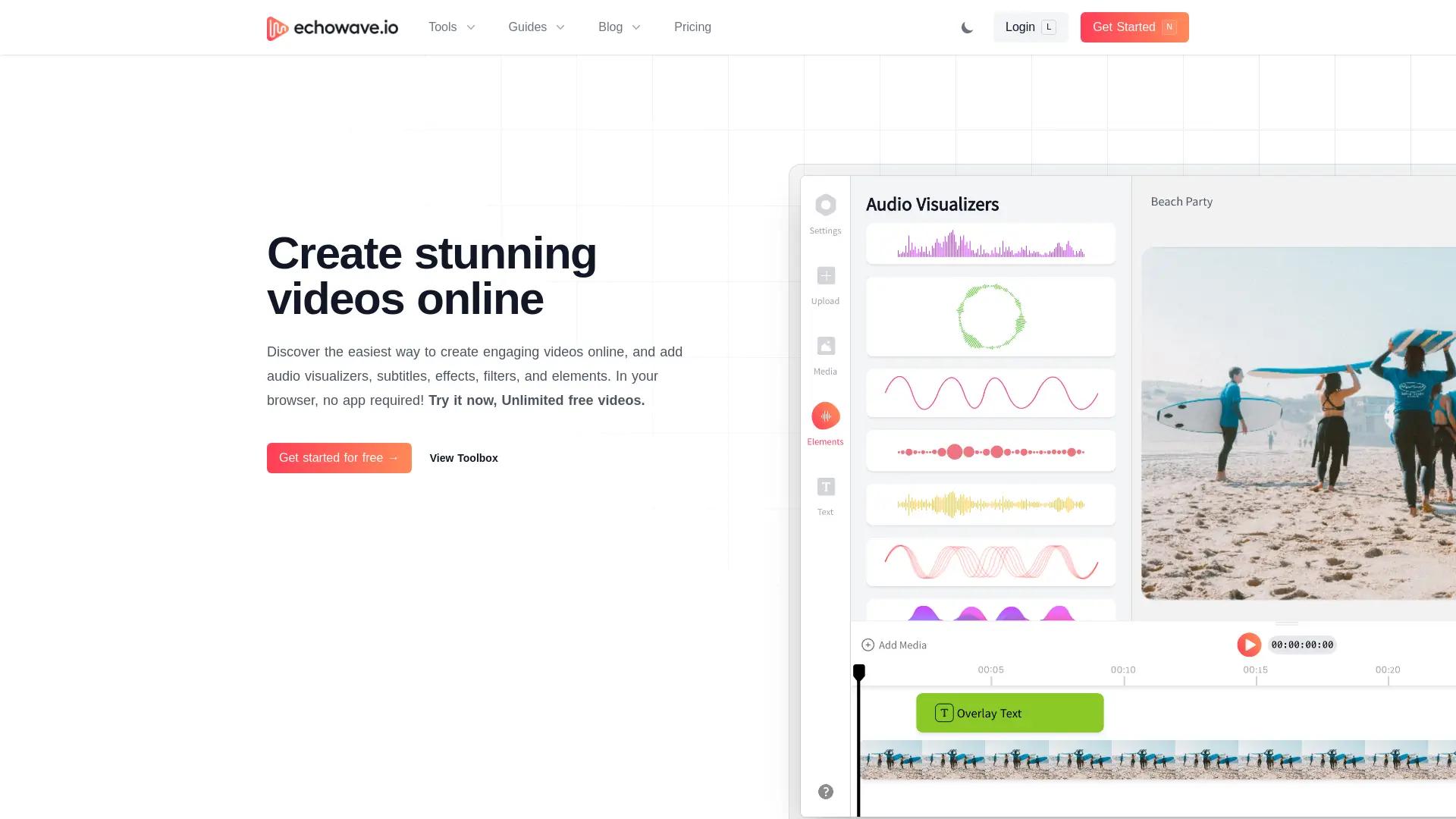 EchoWave screenshot