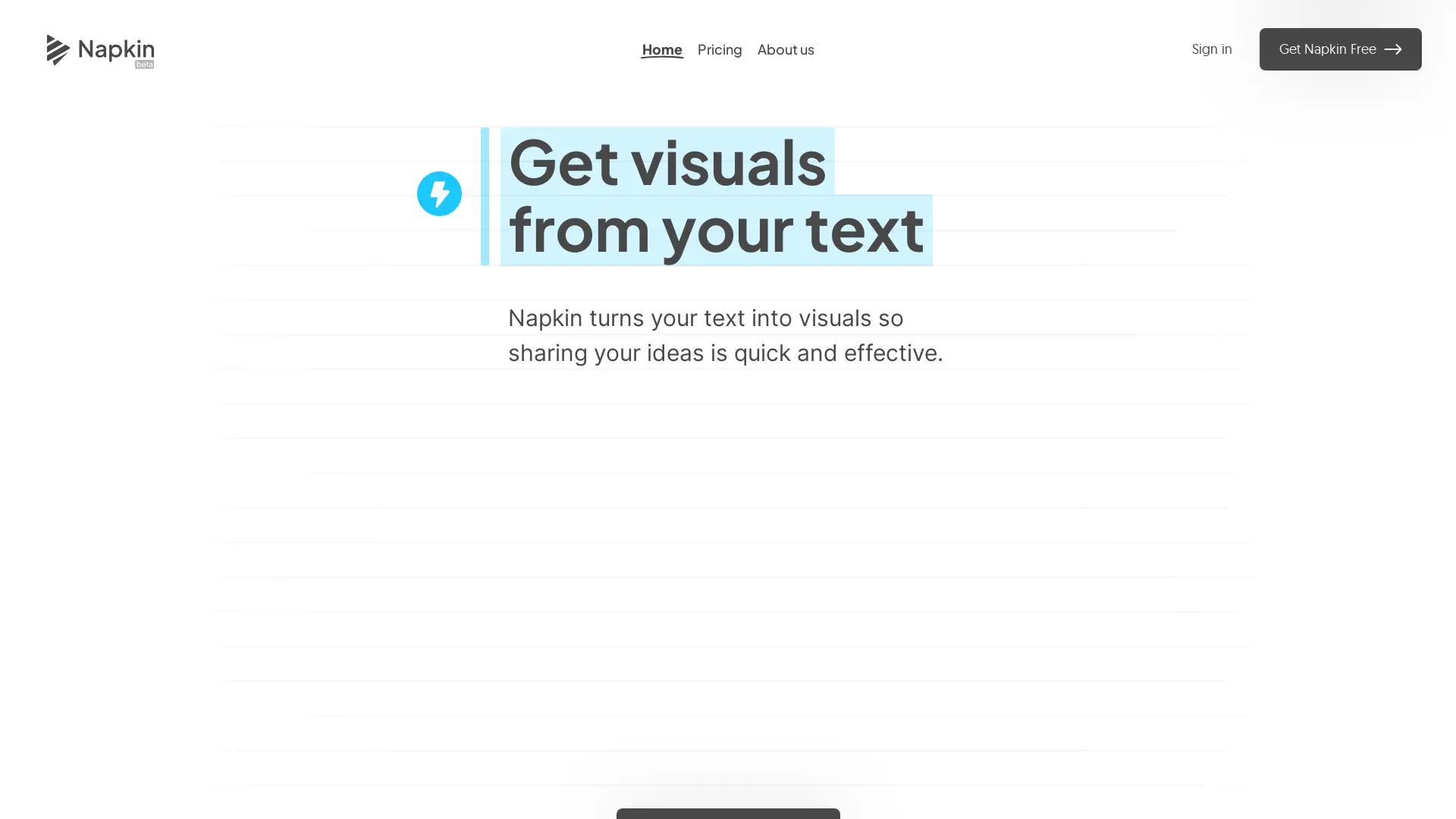 Napkin.Ai screenshot