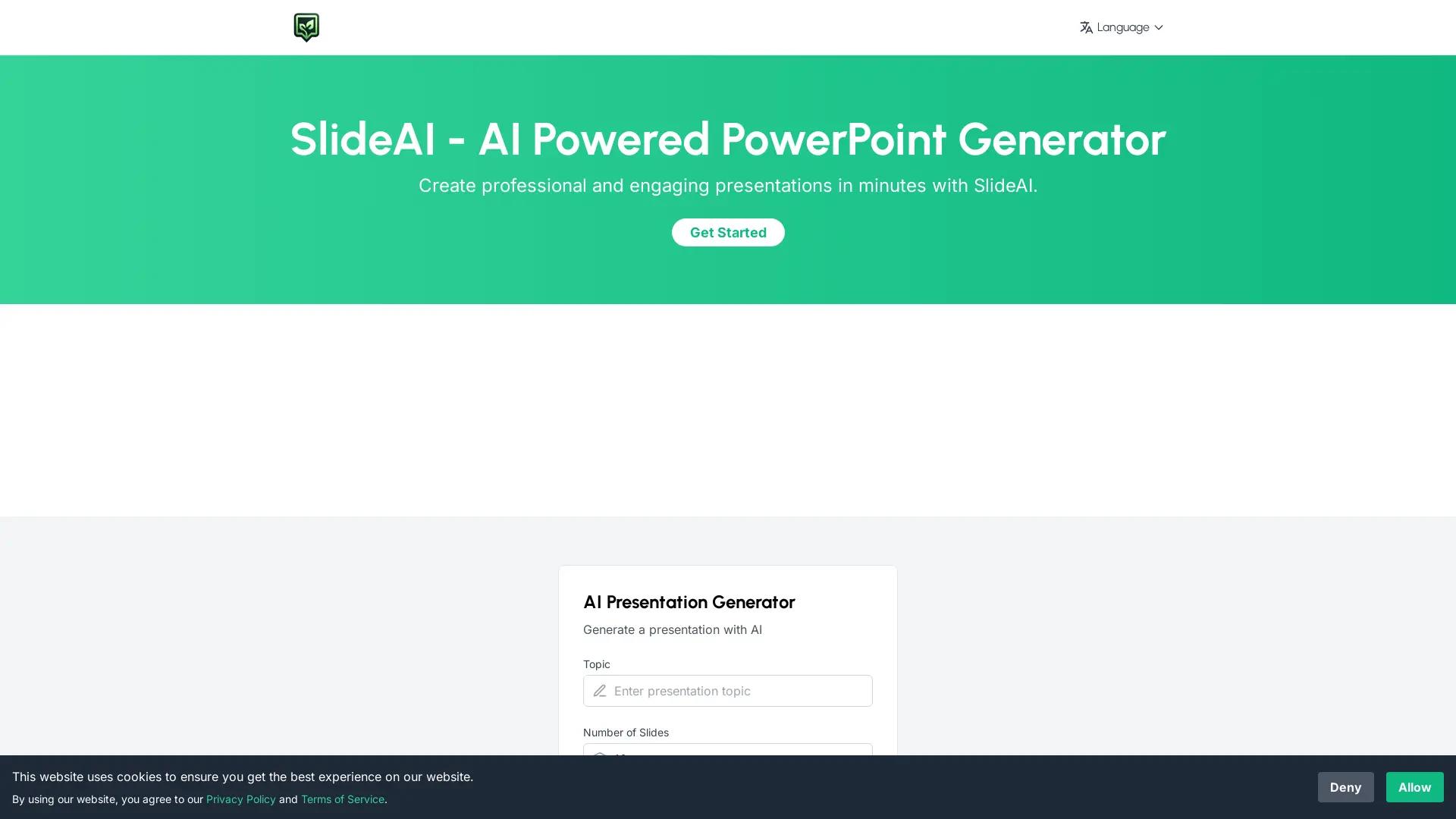 SlideAI screenshot