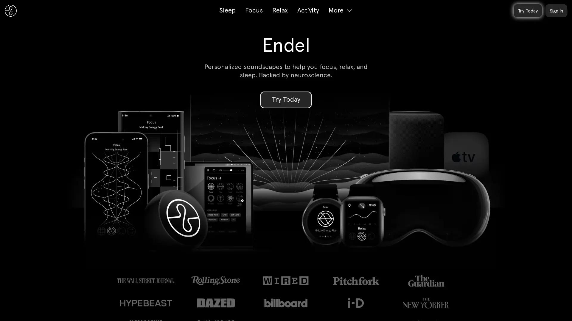 Endel screenshot
