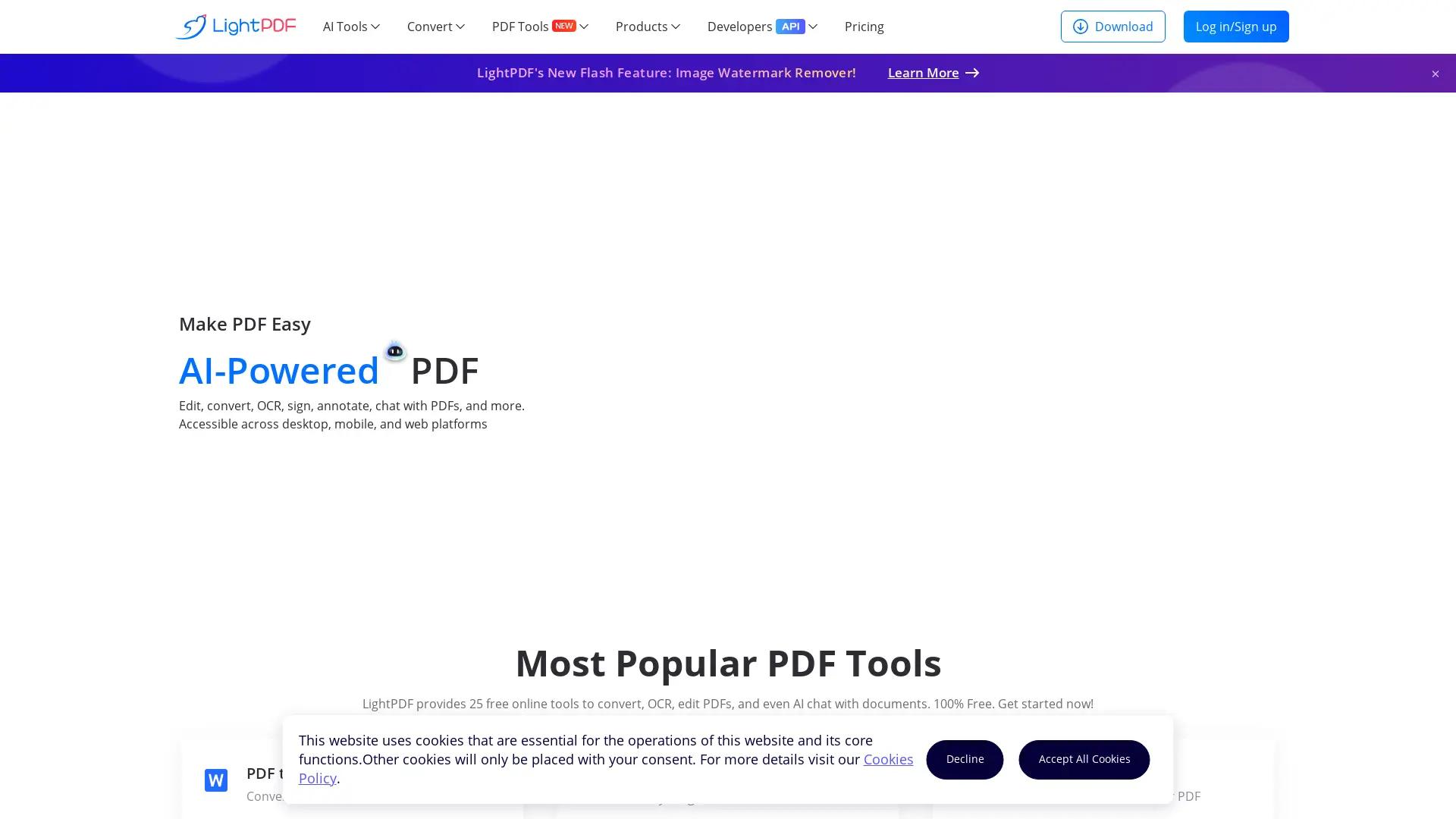 LightPDF screenshot