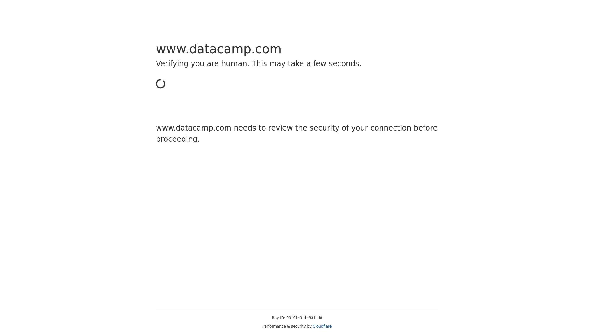 DataCamp screenshot