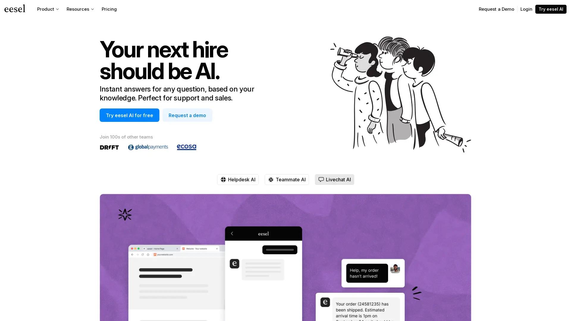 Eesel.Ai screenshot