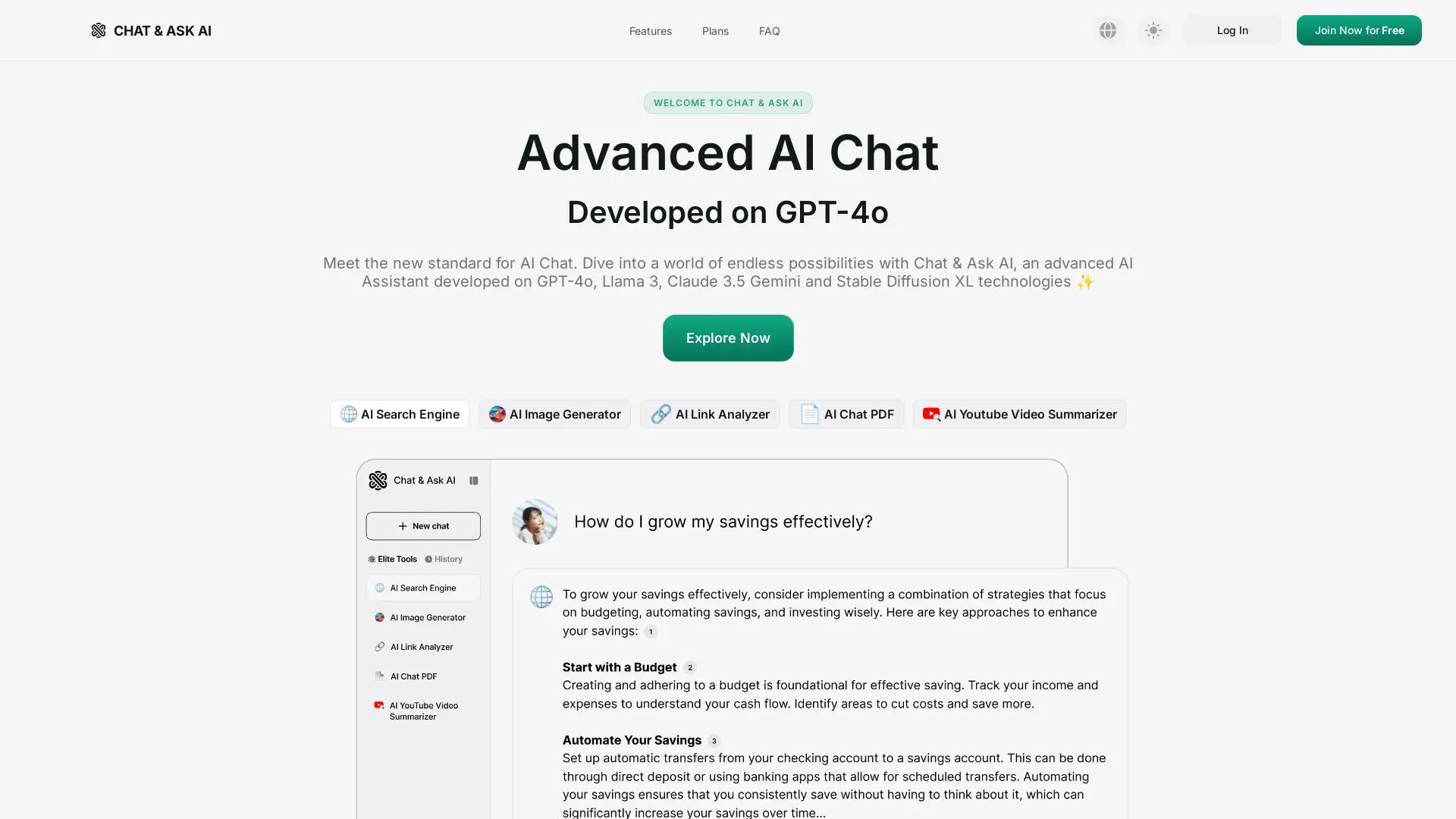 Ask AI screenshot