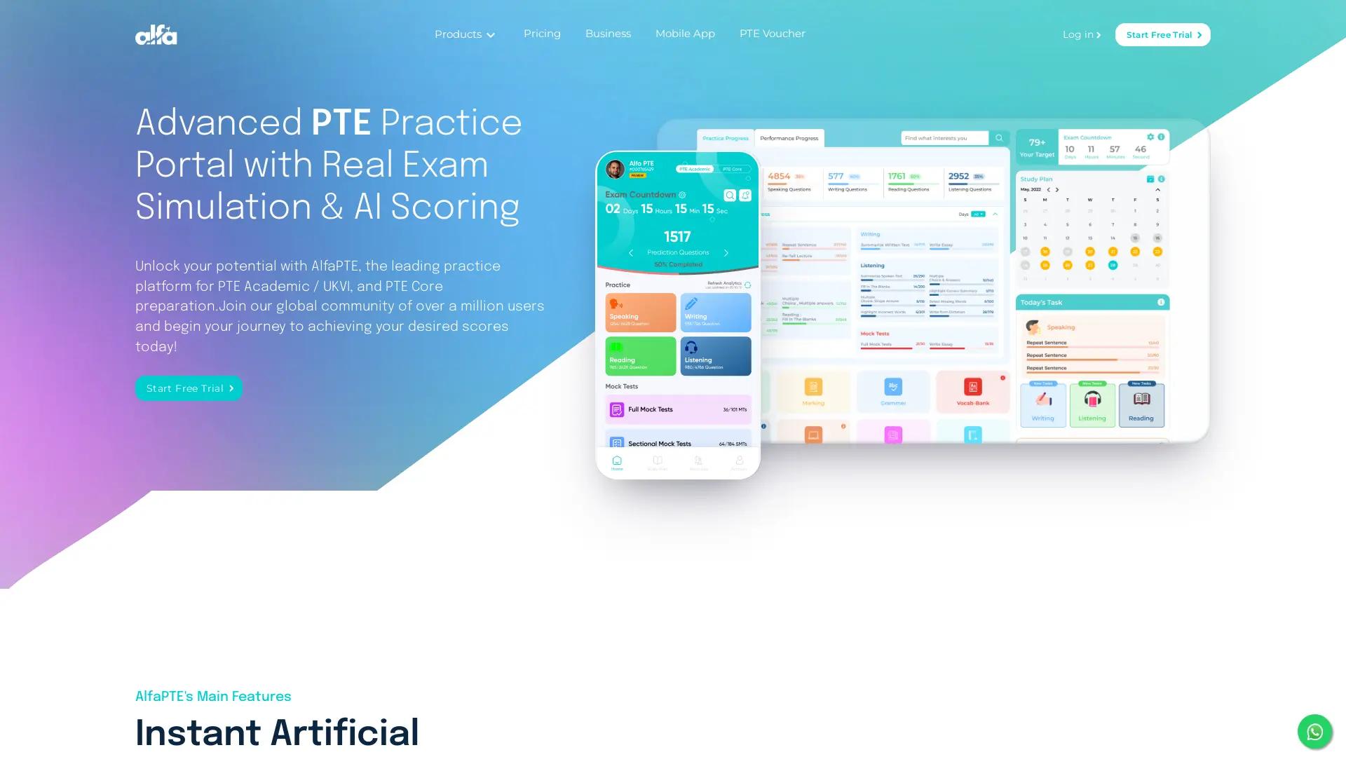 AlfaPTE screenshot