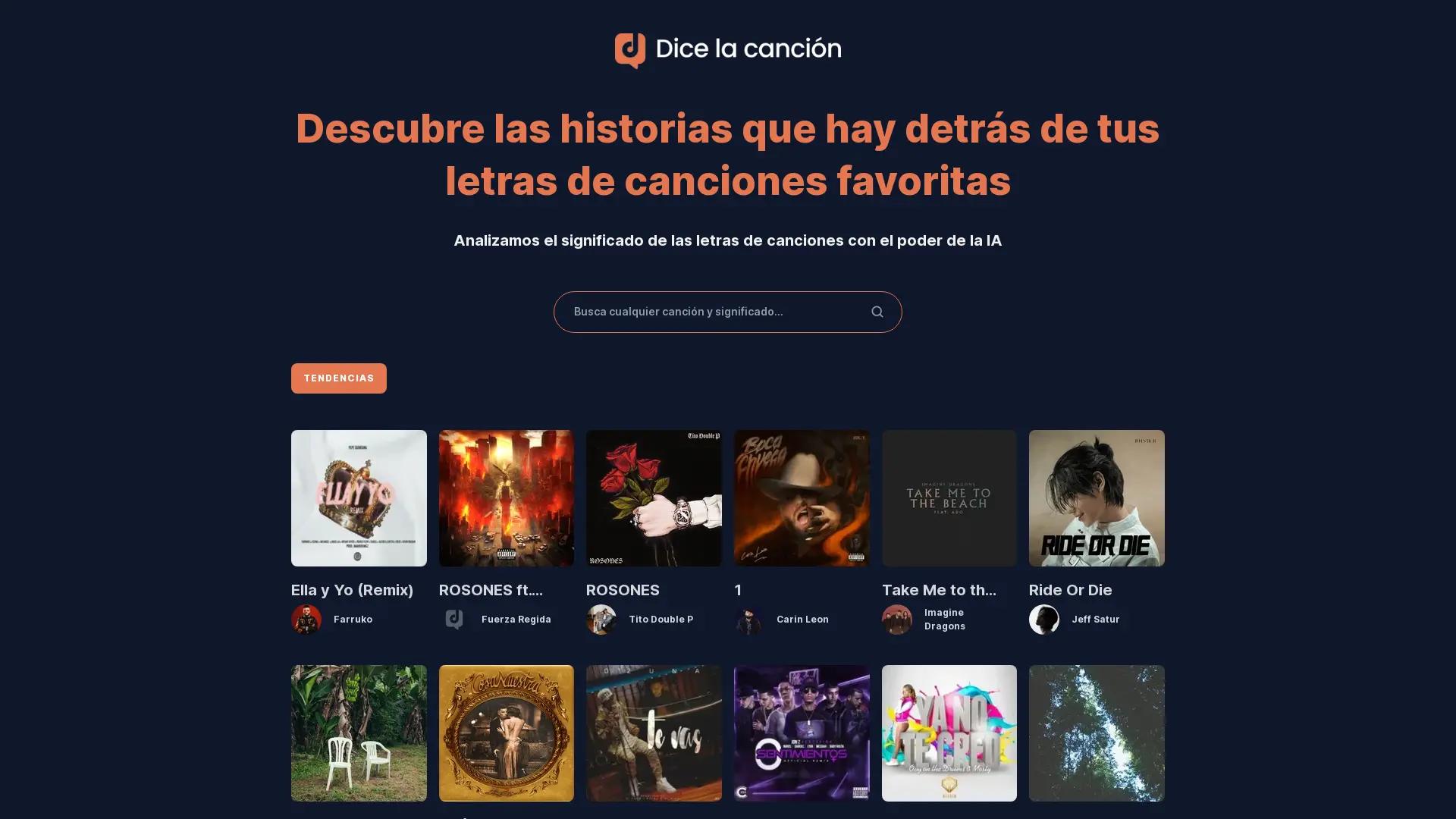 Dice La Cancion screenshot