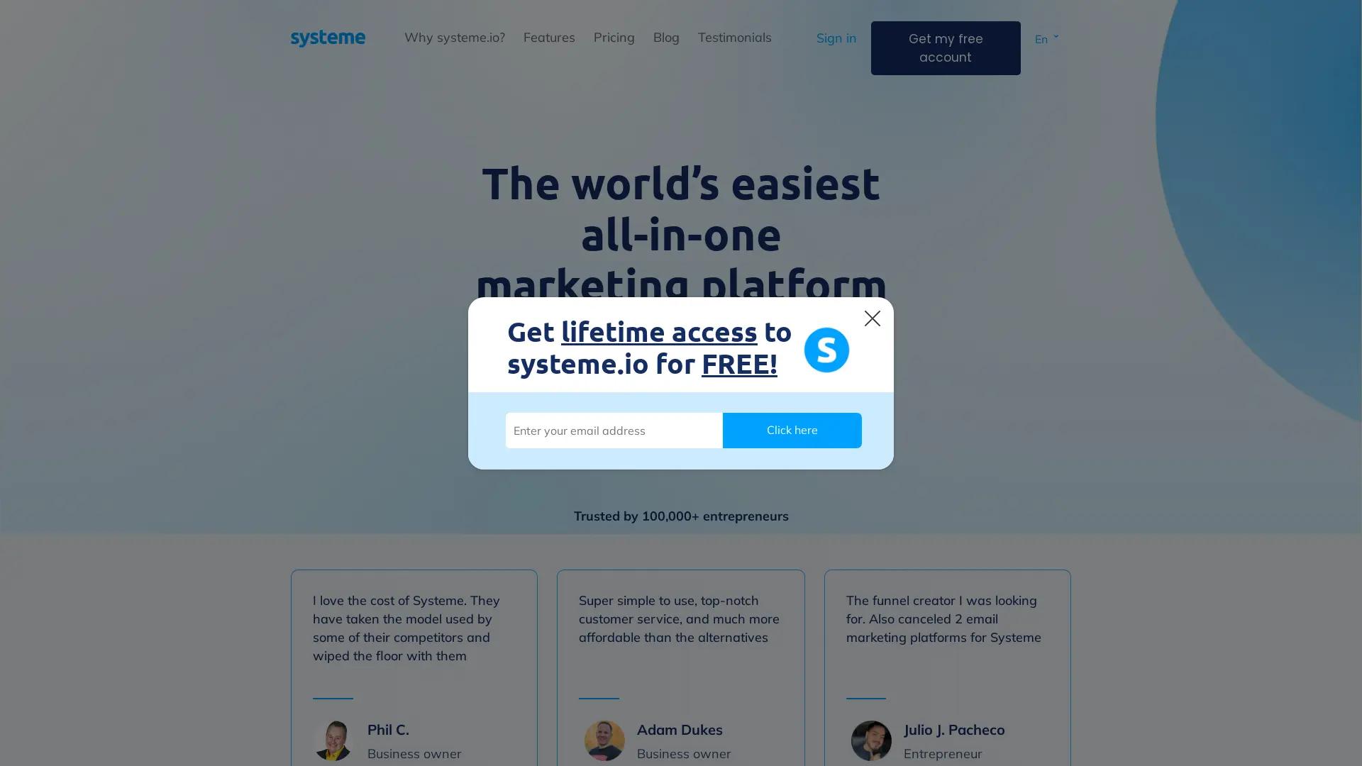 Systeme screenshot