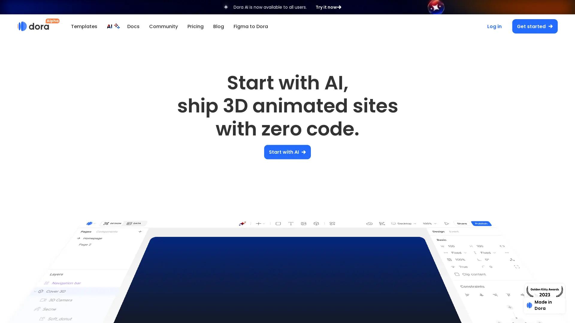 Dora screenshot