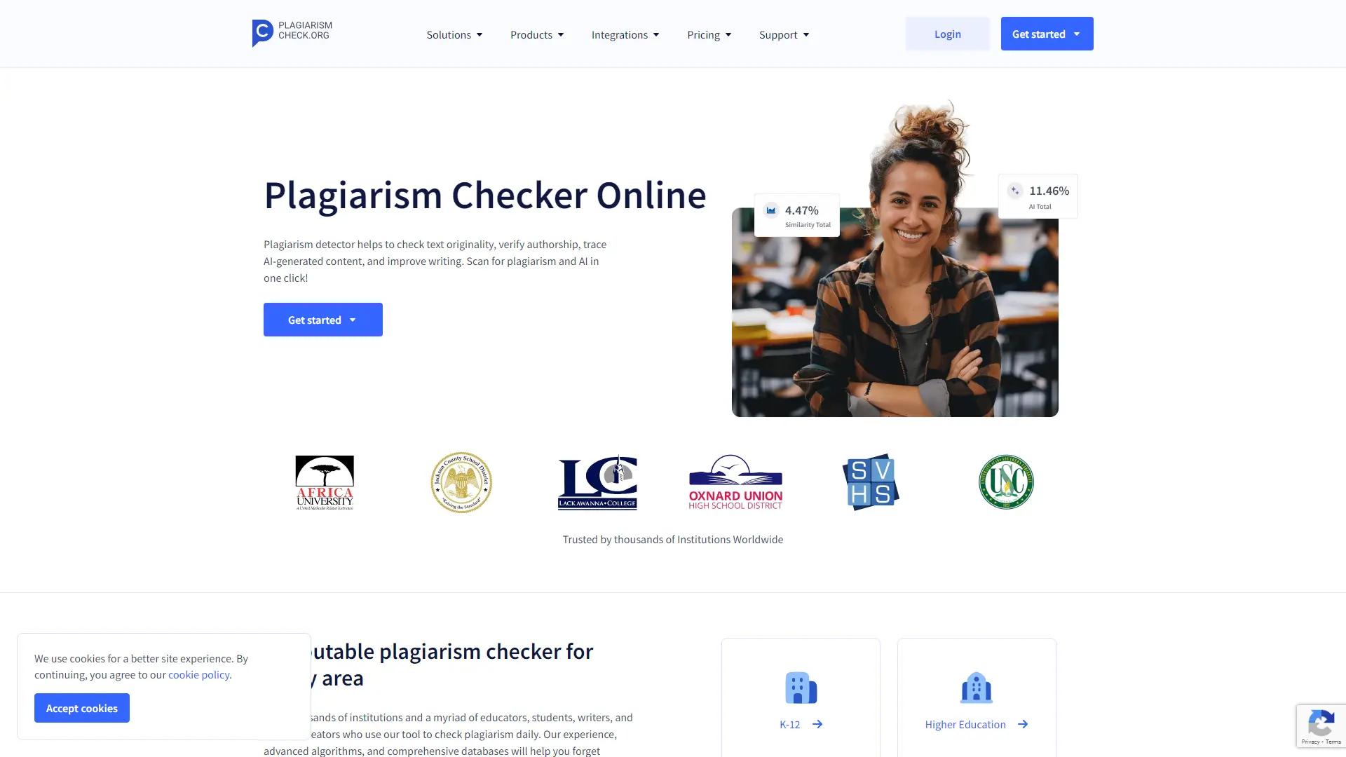 PlagiarismCheck screenshot