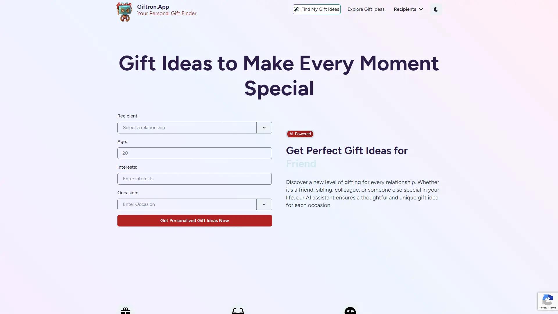 Giftron screenshot