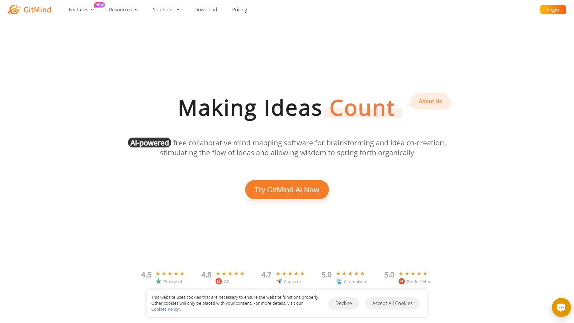 GitMind screenshot