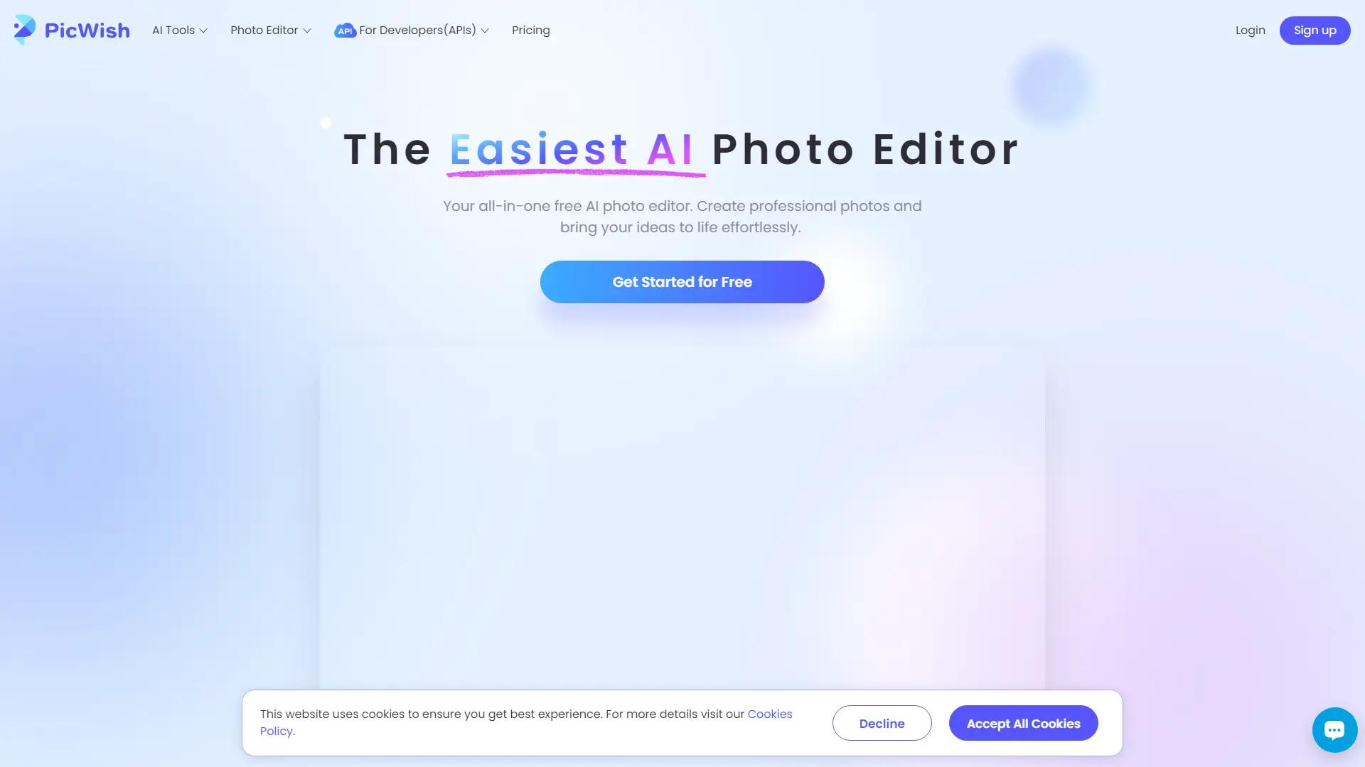 PicWish screenshot