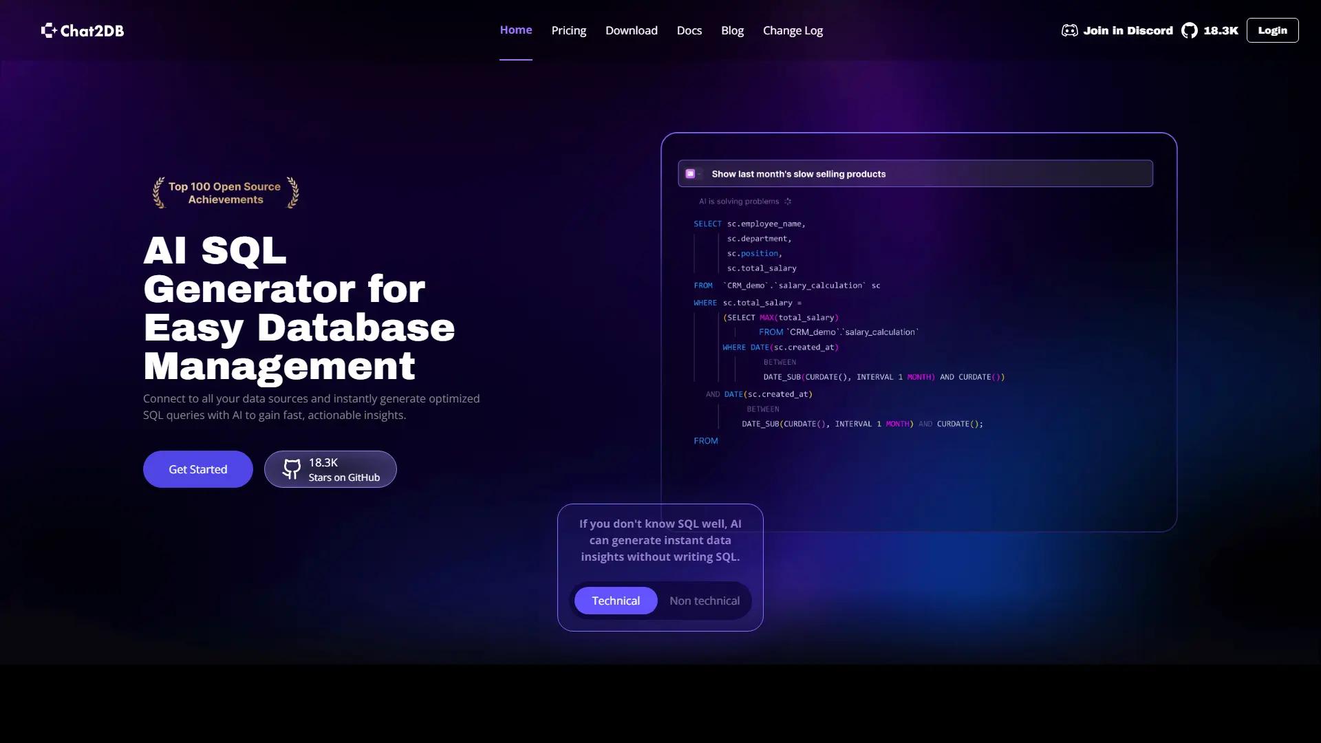 Chat2DB screenshot