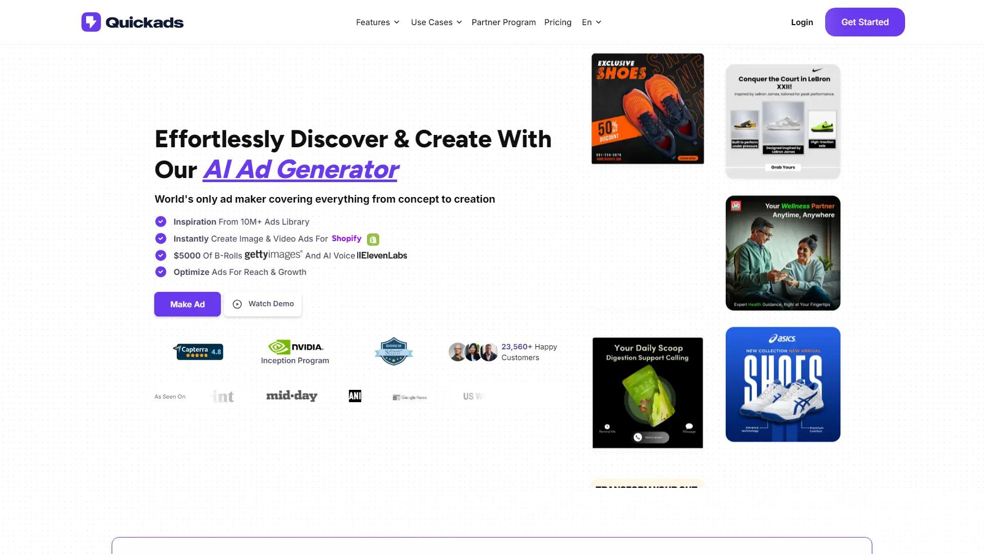 Quickads screenshot