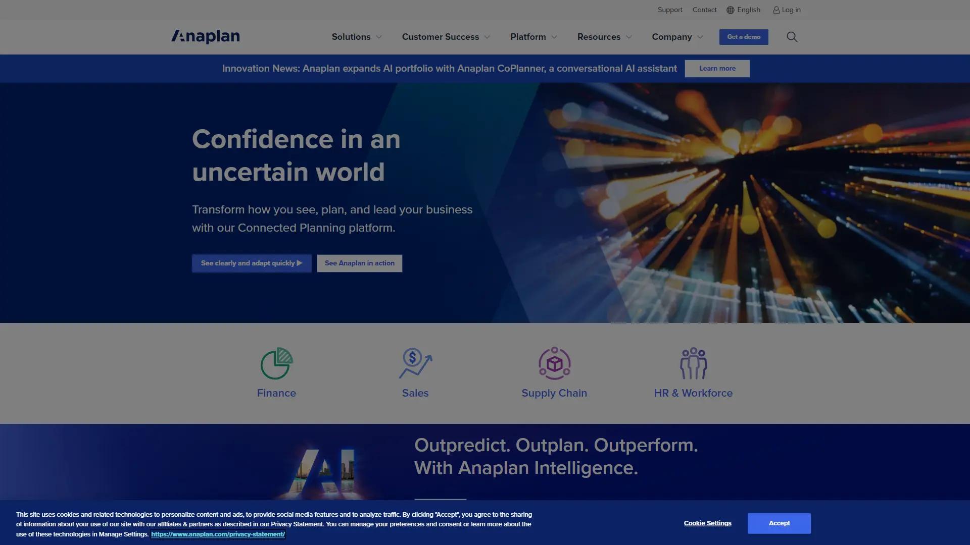 Anaplan screenshot