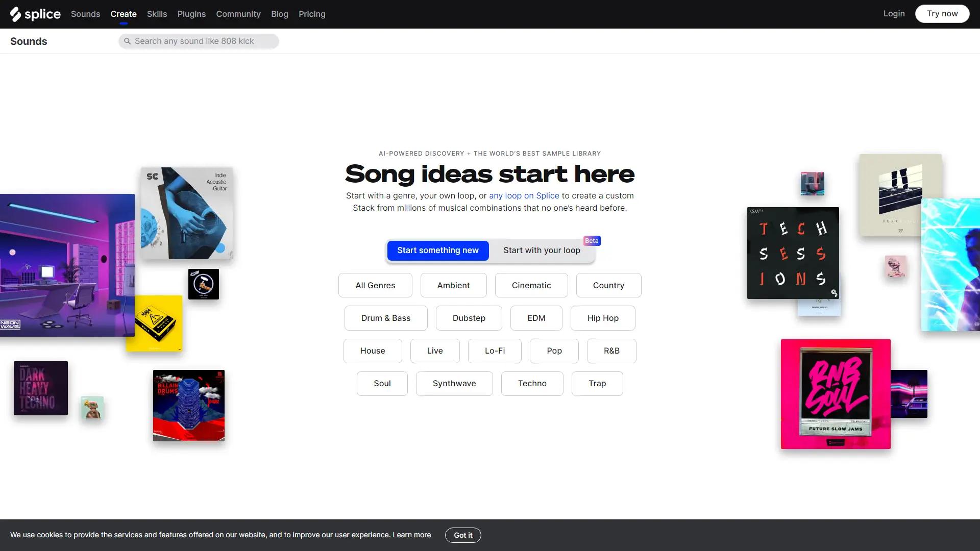 Splice screenshot