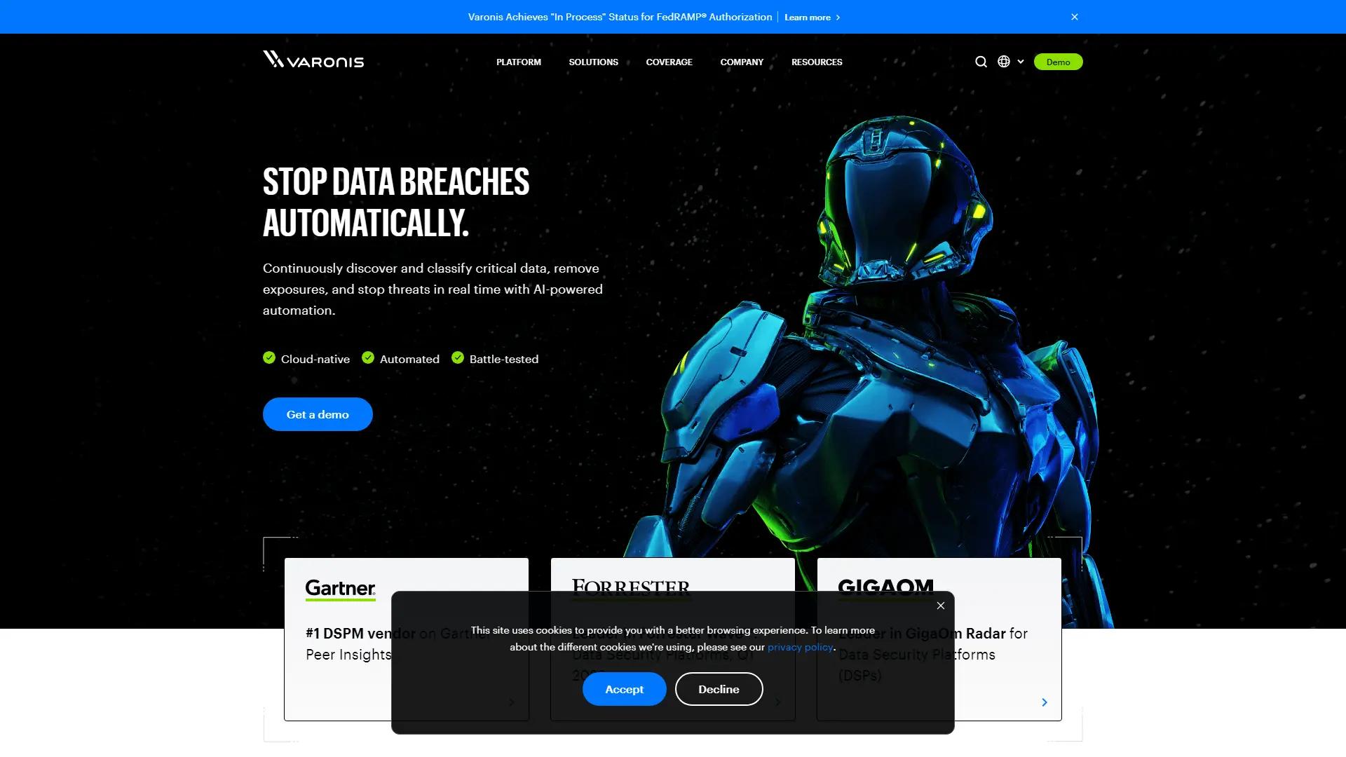 Varonis screenshot