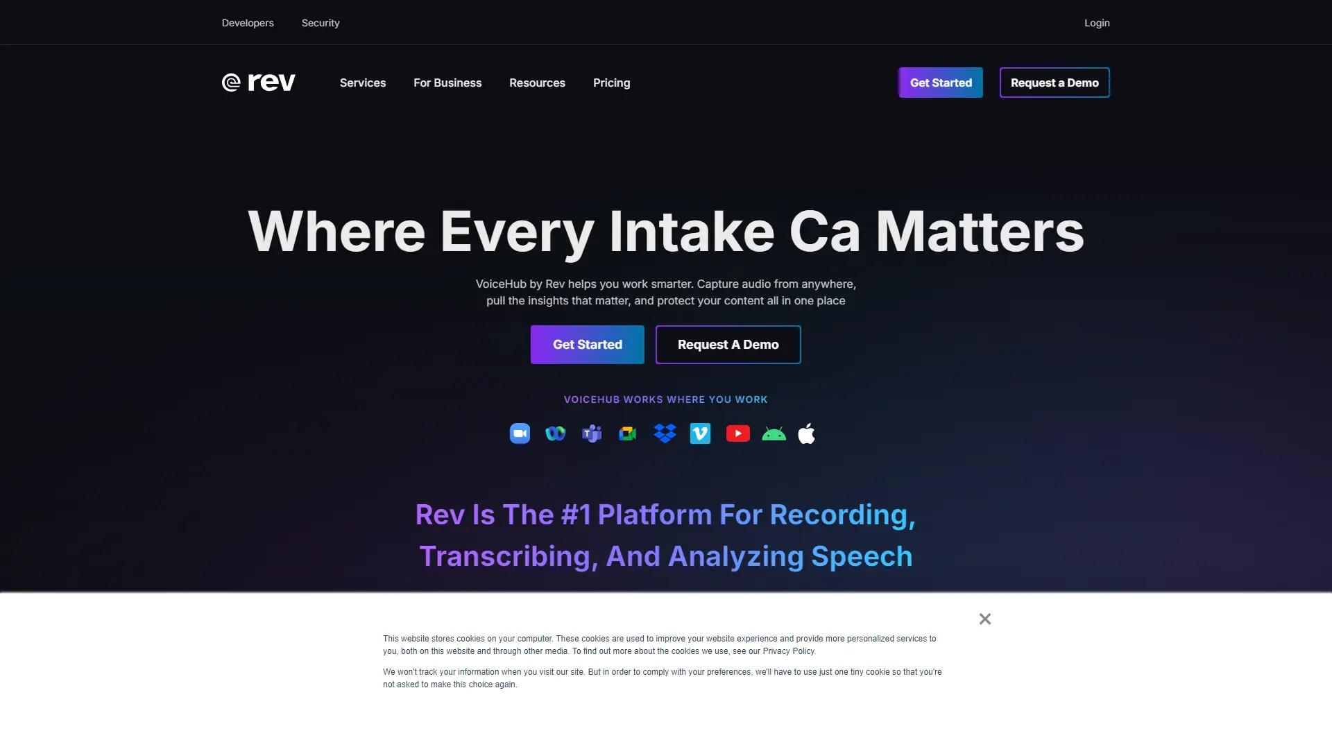 Rev screenshot