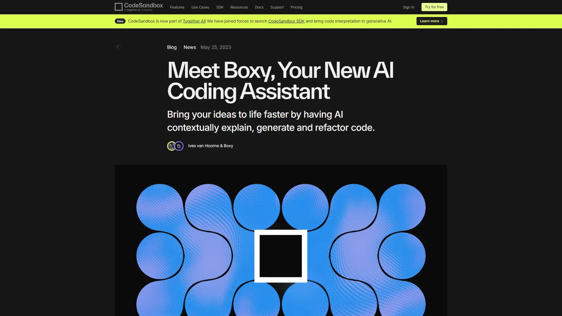 Boxy screenshot