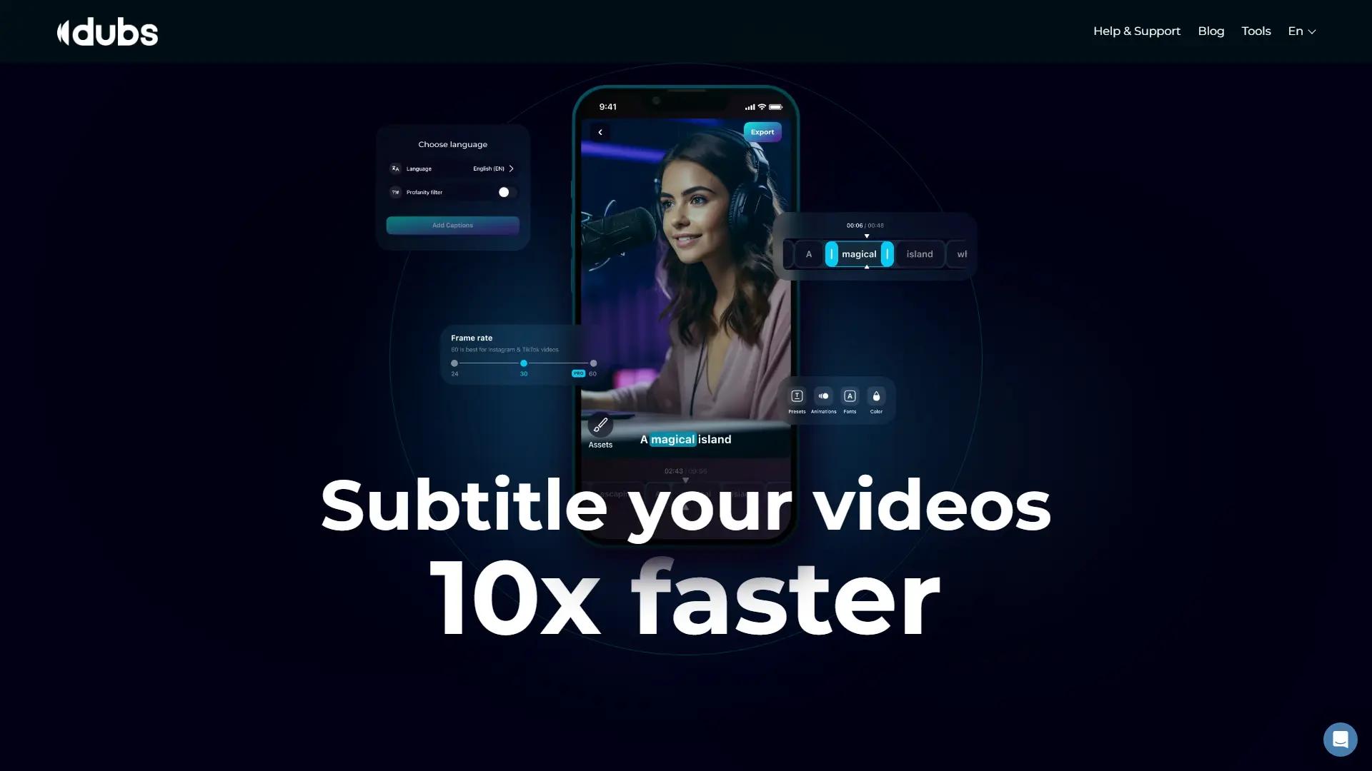 Captions App screenshot
