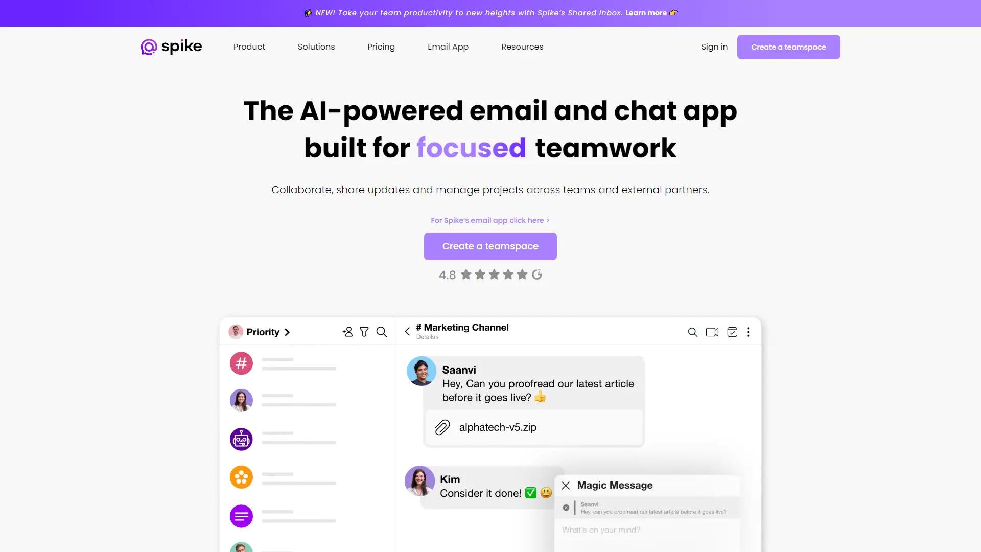 Spike screenshot