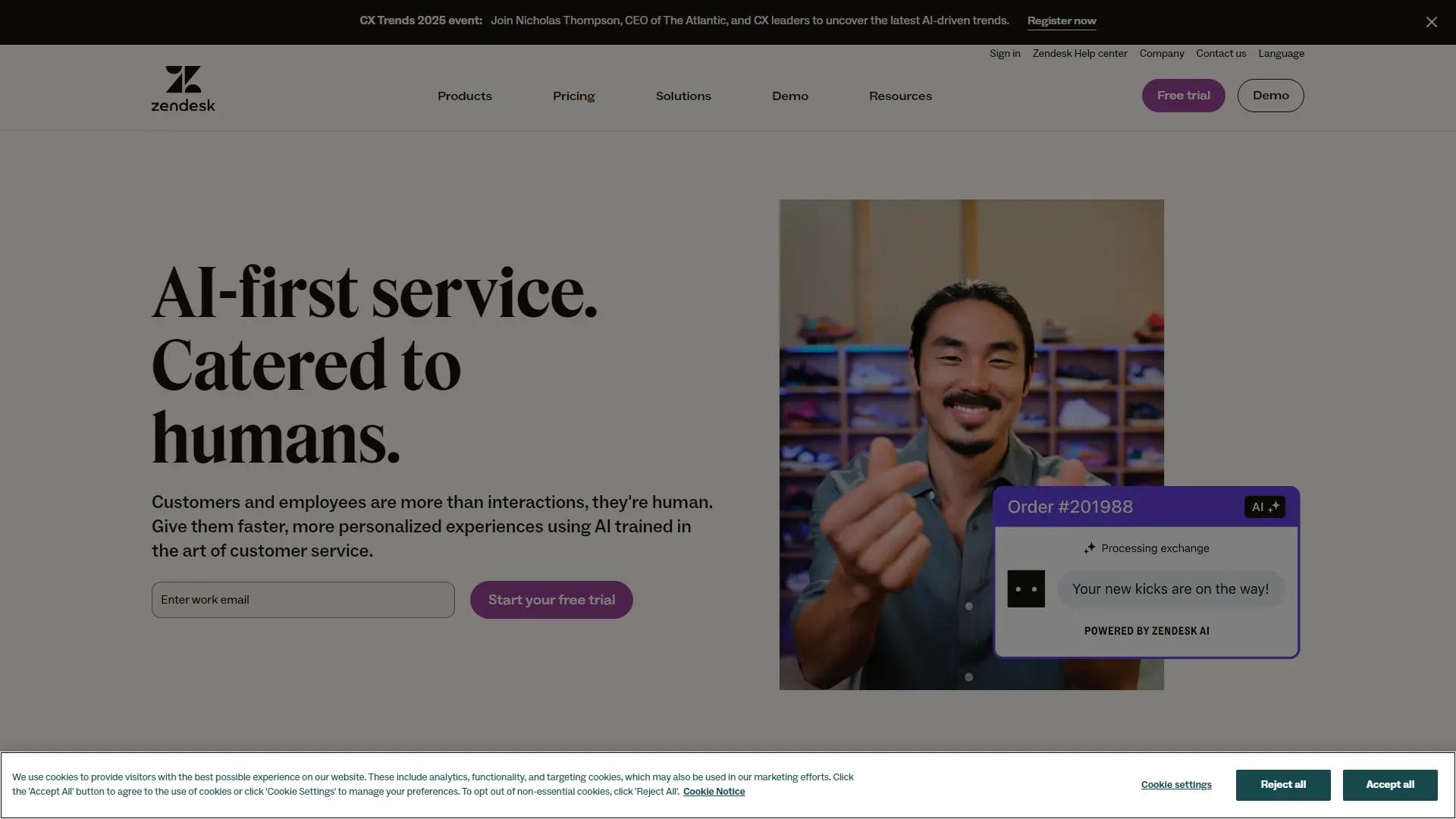 Zendesk screenshot
