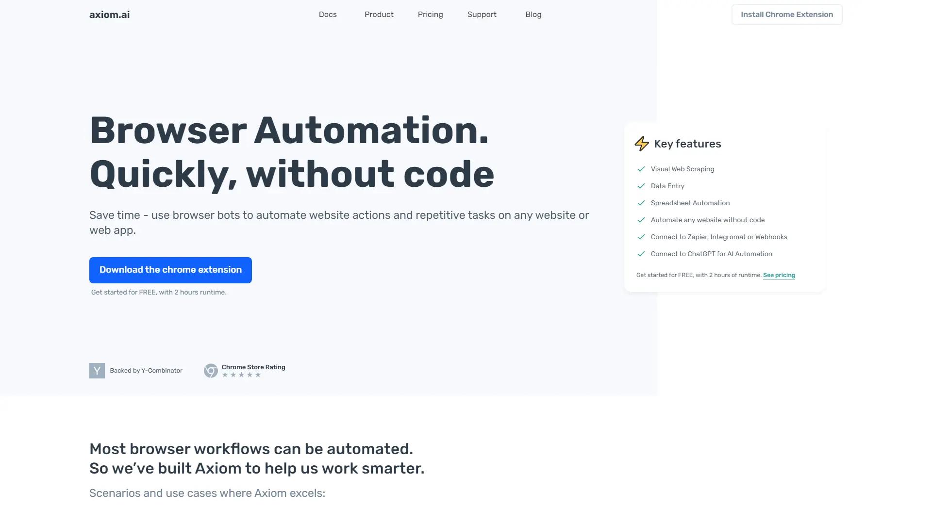 Axiom screenshot