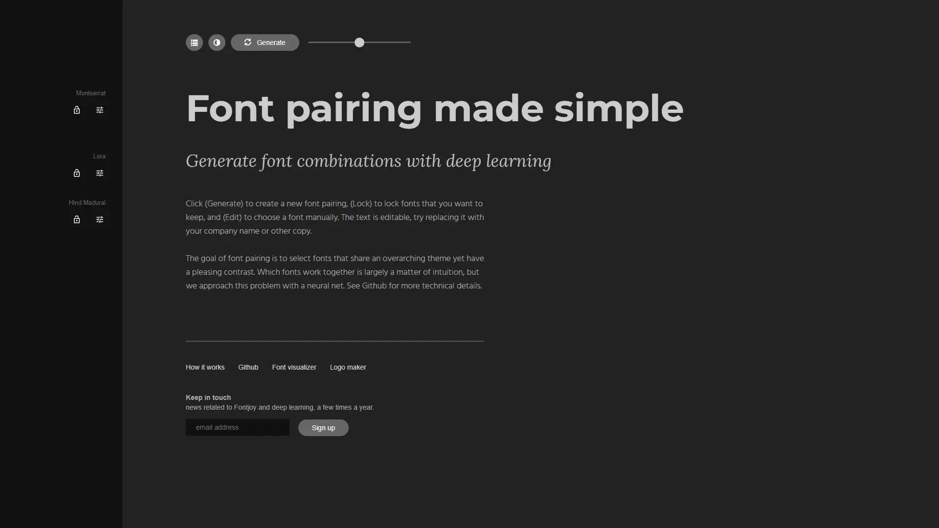 FontJoy screenshot