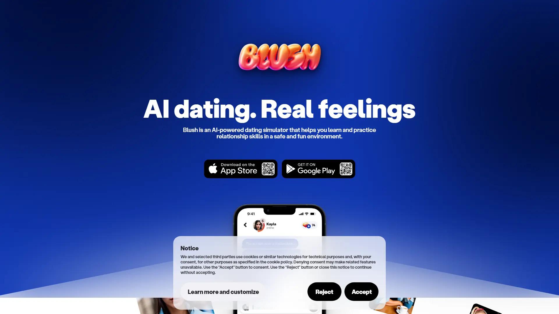 Blush screenshot